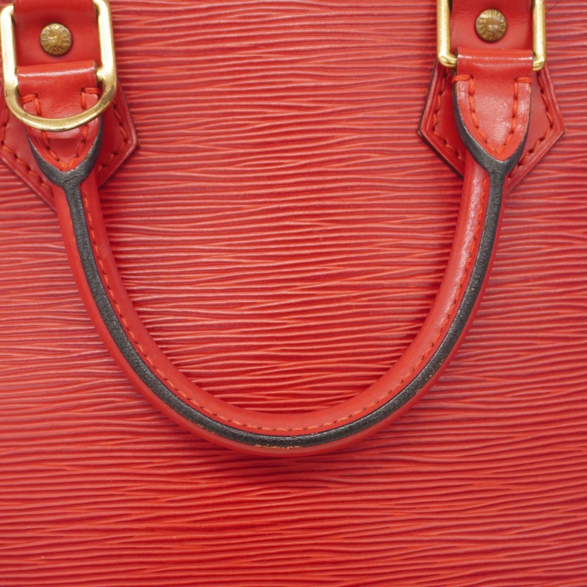 Louis Vuitton Castilian Red Handbag (Pre-Owned)