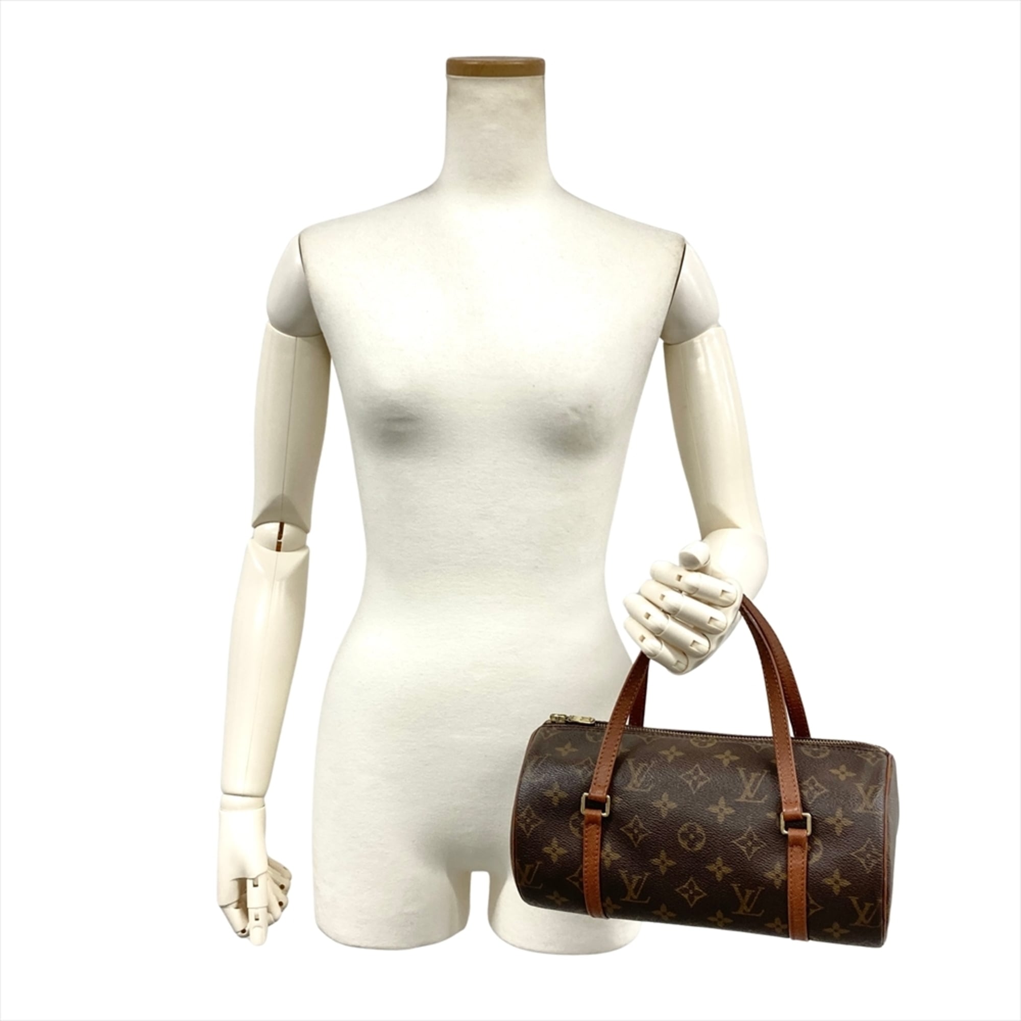 Louis Vuitton Brown Monogram Canvas Shoulder Bag (Pre-Owned)