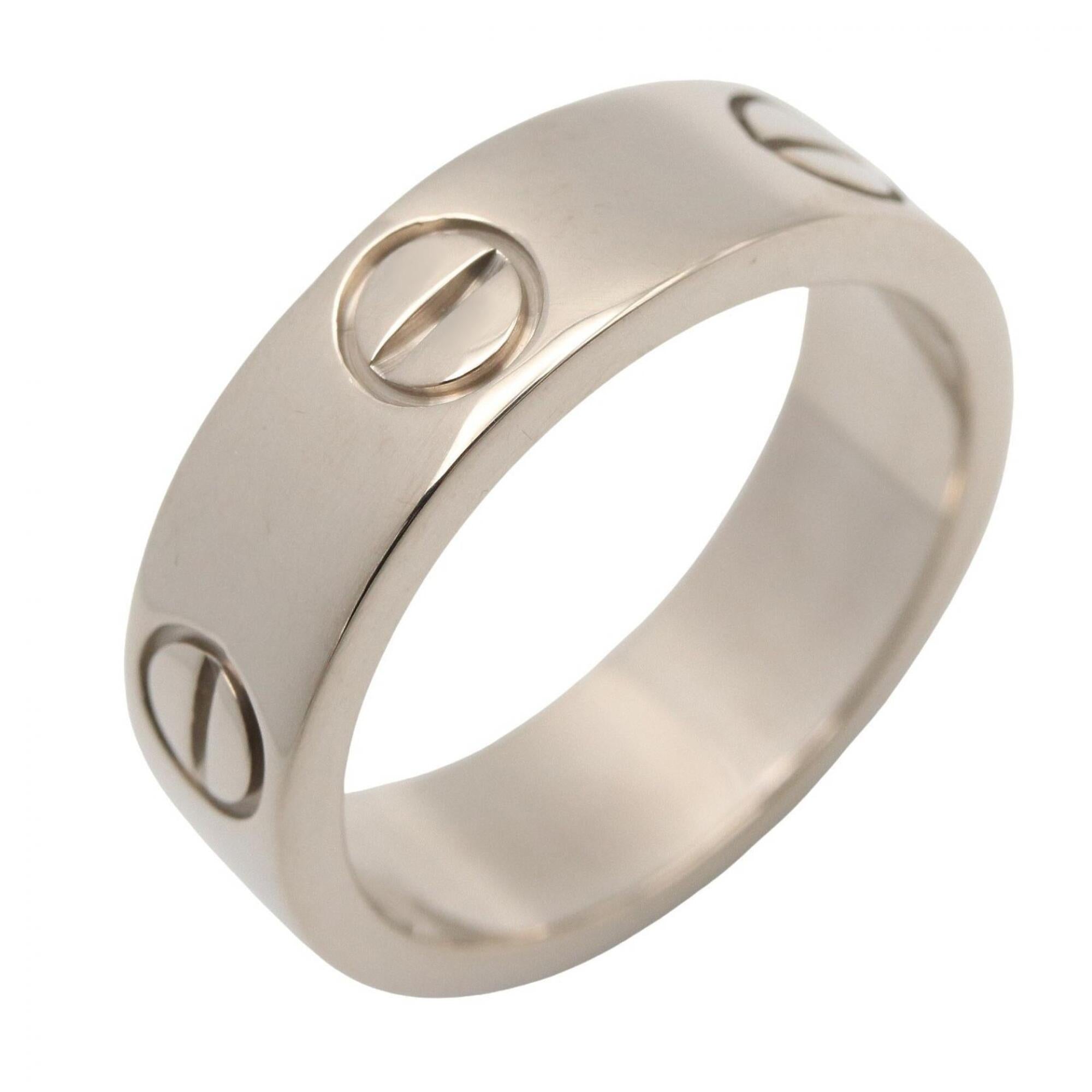 Cartier Silver White Gold (18K) Band Ring (Pre-Owned)