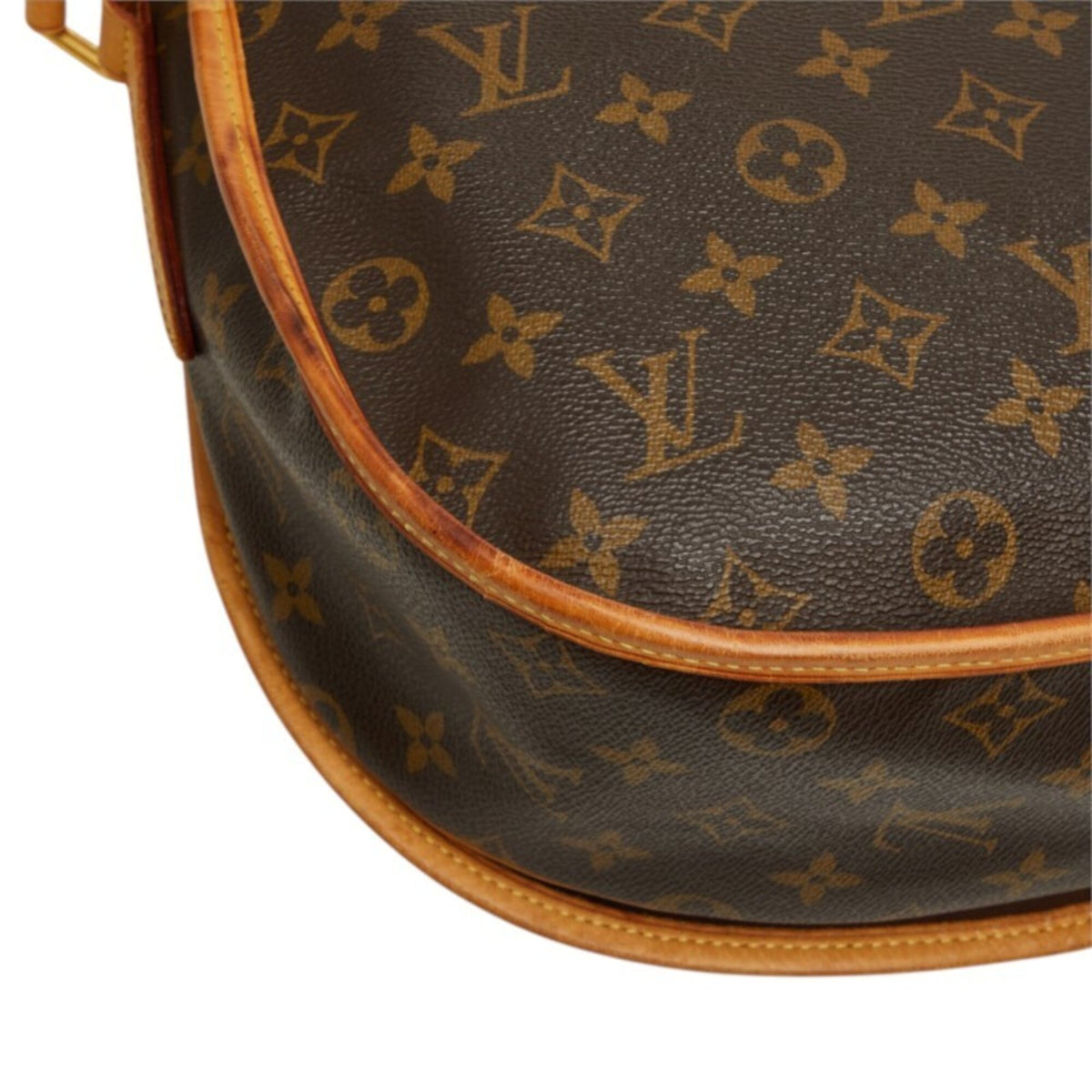 Louis Vuitton Brown Pvc Leather Shoulder Bag (Pre-Owned)