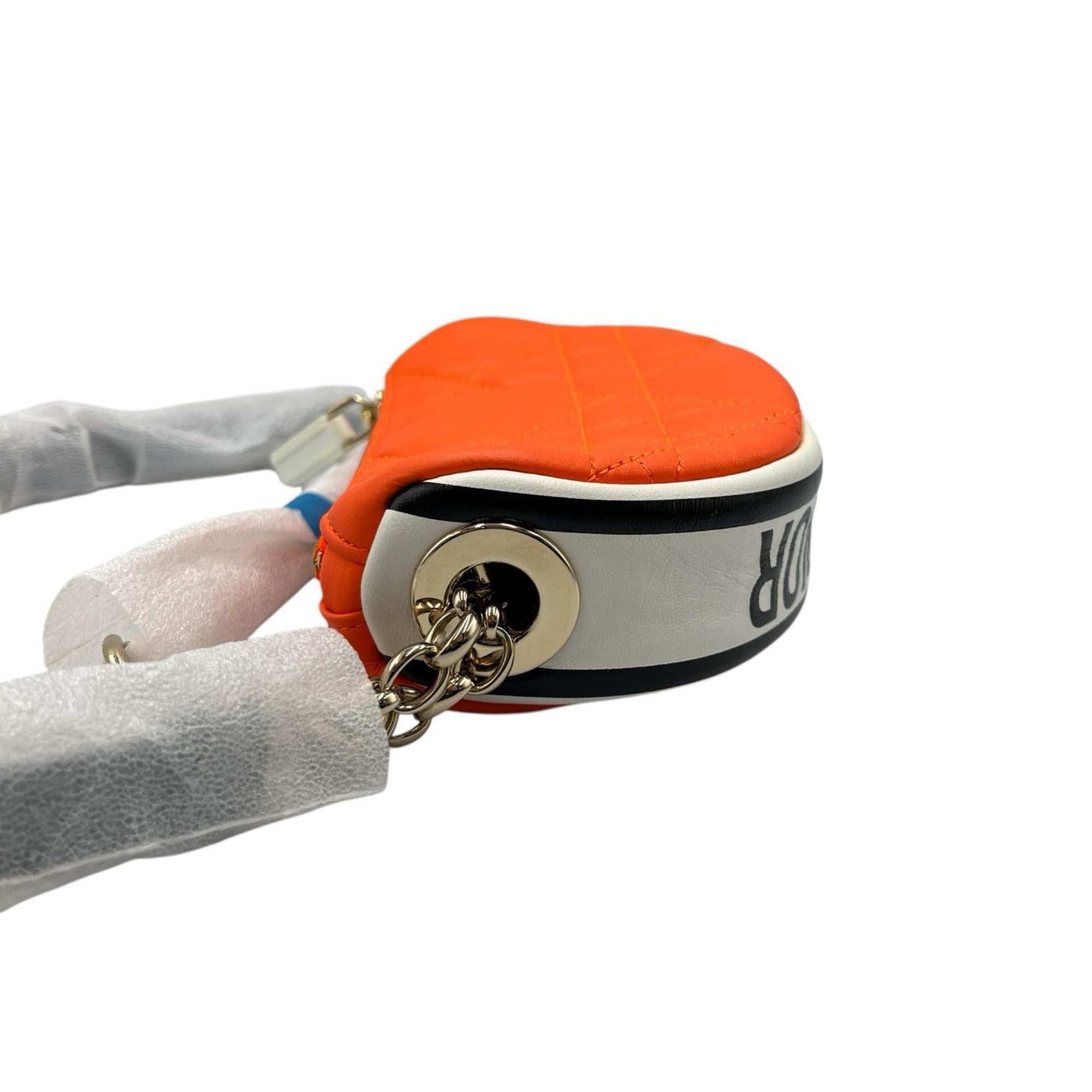 Christian Dior Orange Leather Shoulder Bag (Pre-Owned)