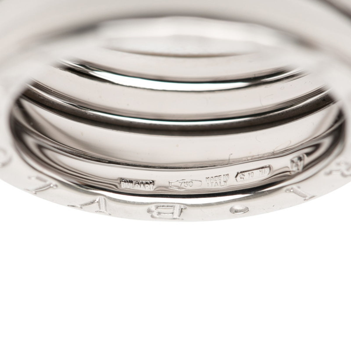 Bvlgari White Gold (18K) Band Ring (Pre-Owned)