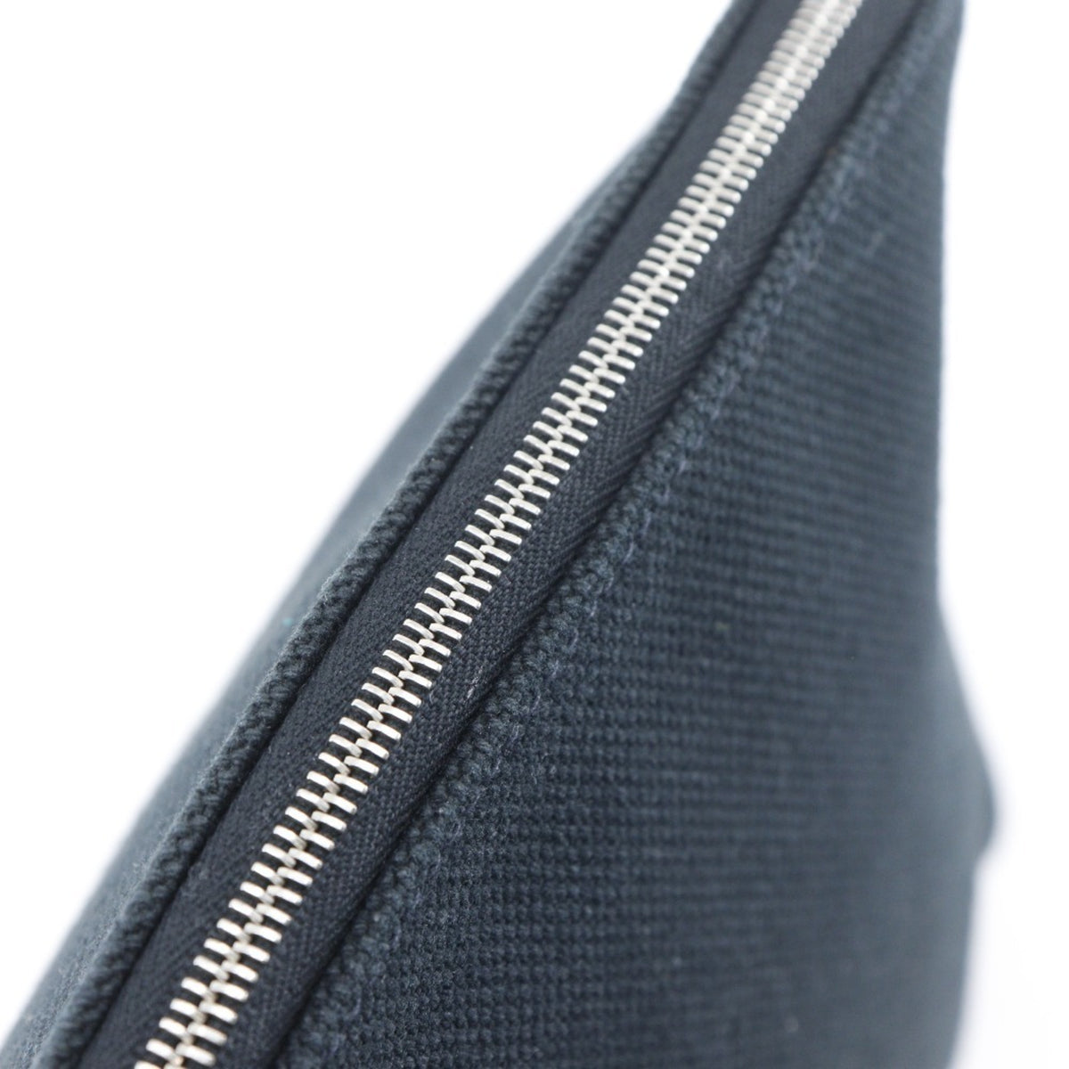 Hermes Black Canvas Pouch (Pre-Owned)