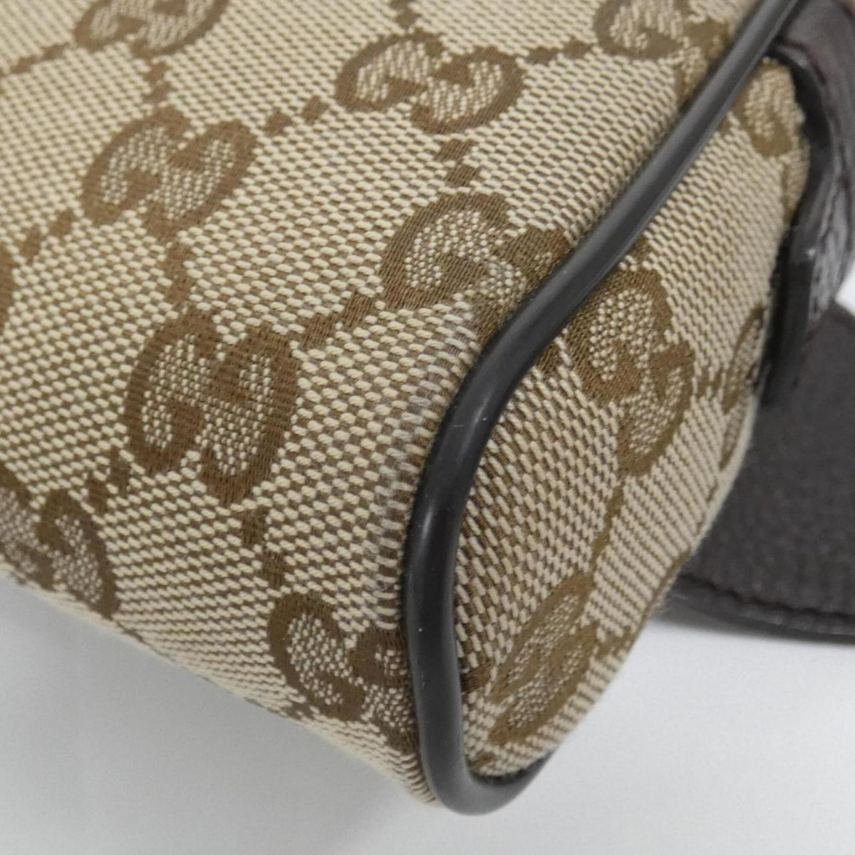 Gucci Beige Brown Gg Canvas Leather (Pre-Owned)