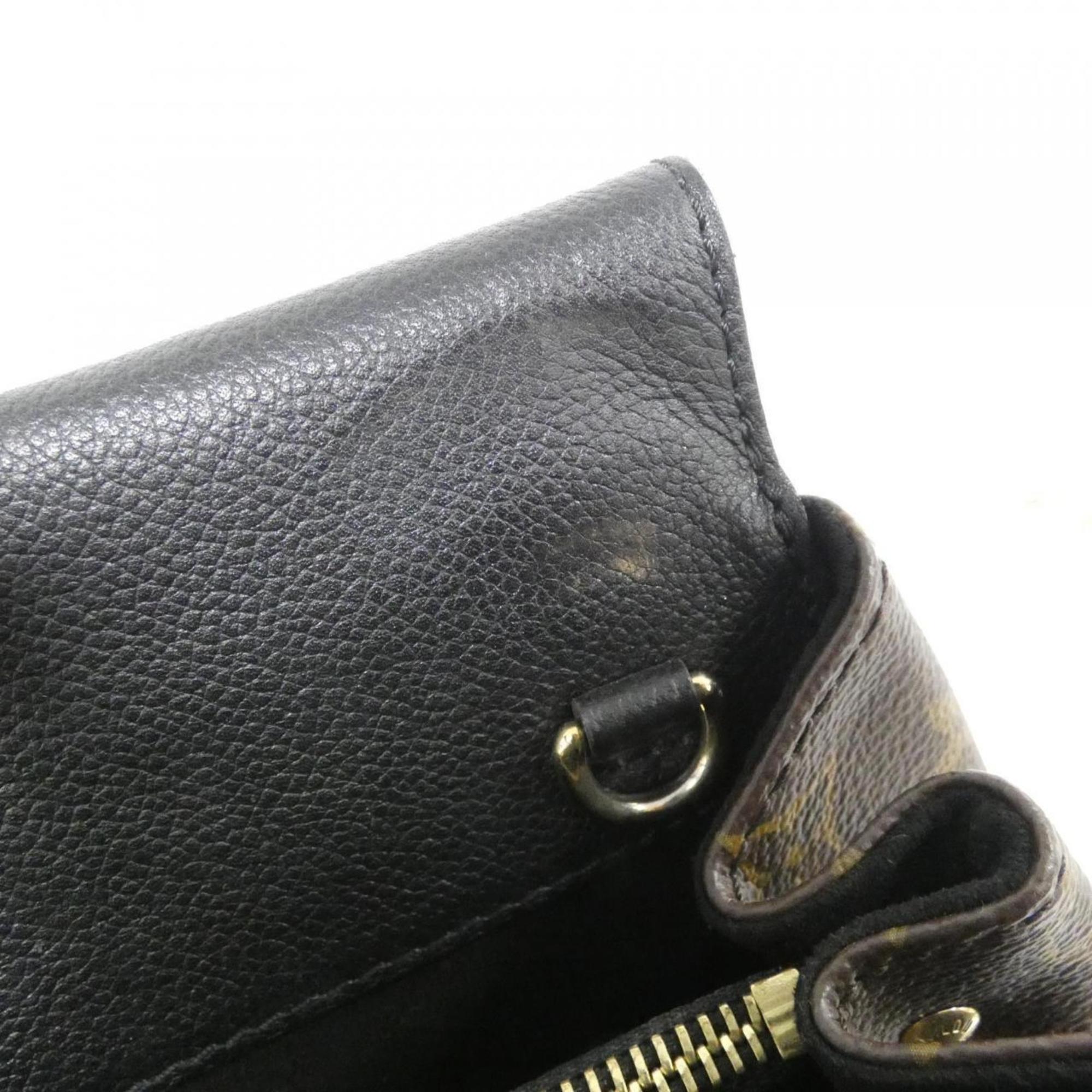Louis Vuitton Monogram Black Marron Monogram Monogram Leather Handbag (Pre-Owned)