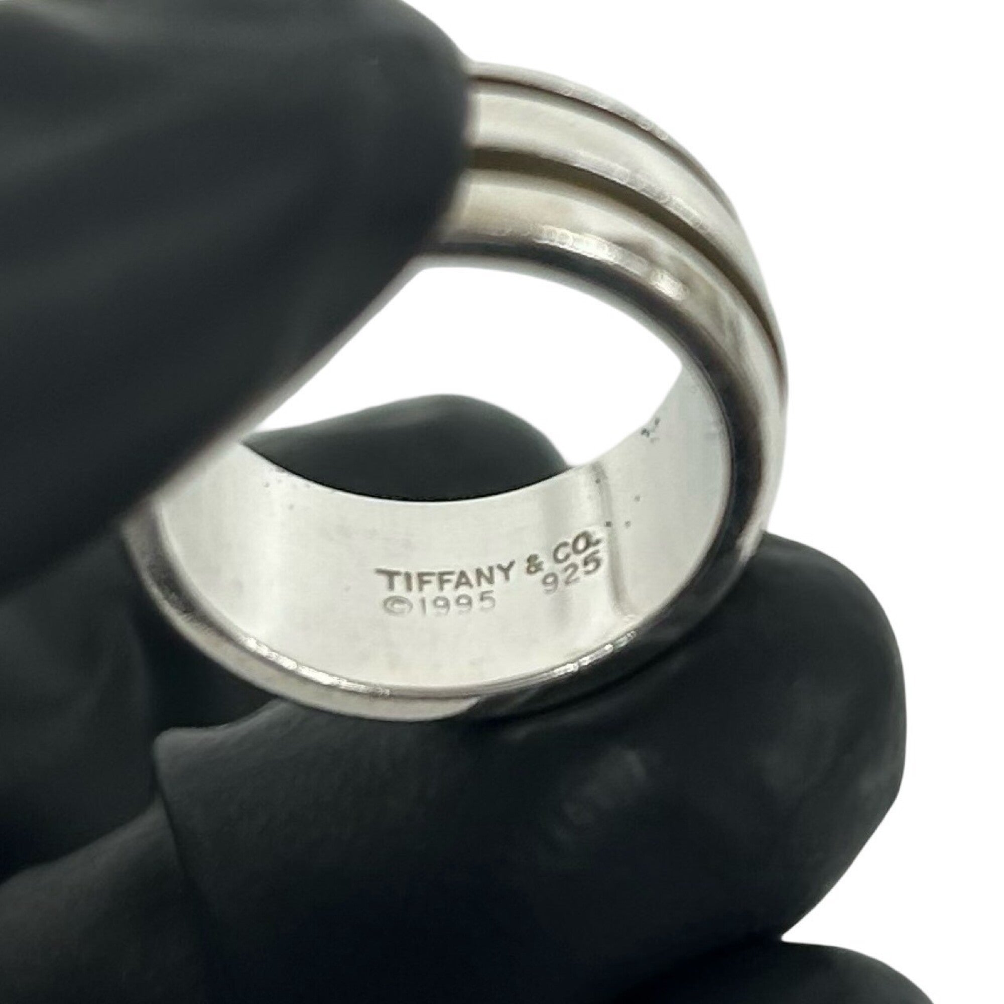 Tiffany Silver Silver 925 Band Ring (Pre-Owned)