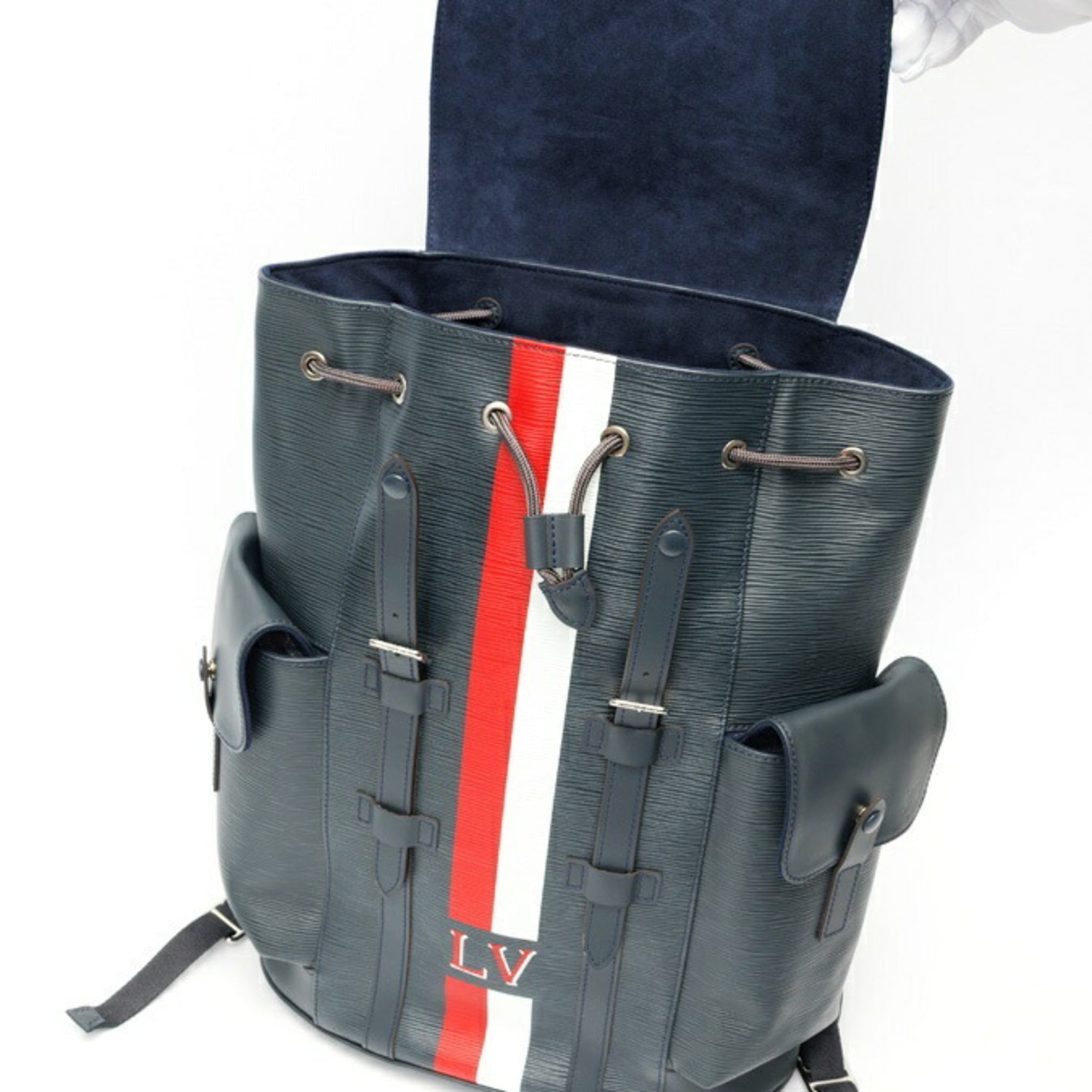 Louis Vuitton Navy Epi Leather Backpack (Pre-Owned)