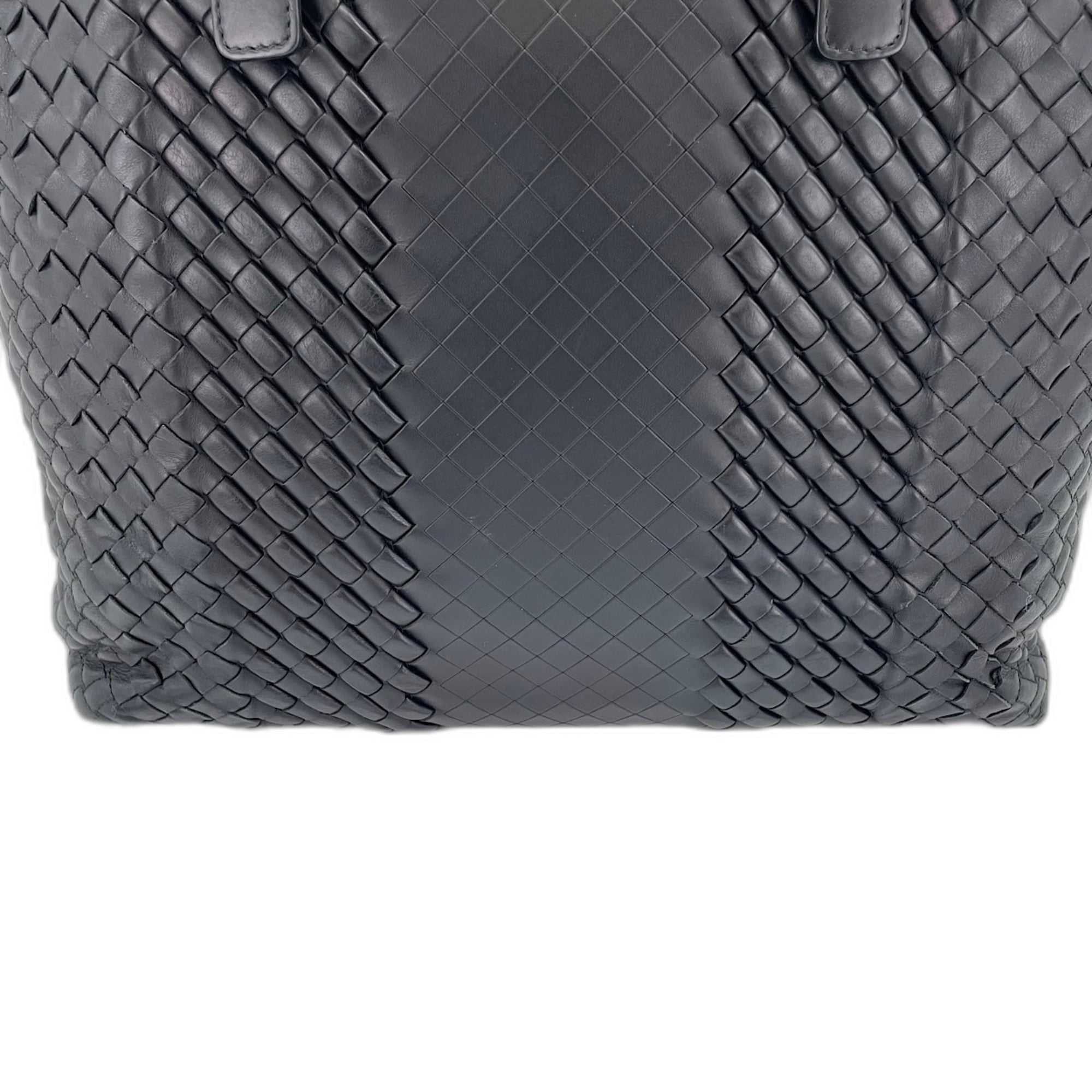 Bottega Veneta Black Intrecciato Tote Bag (Pre-Owned)