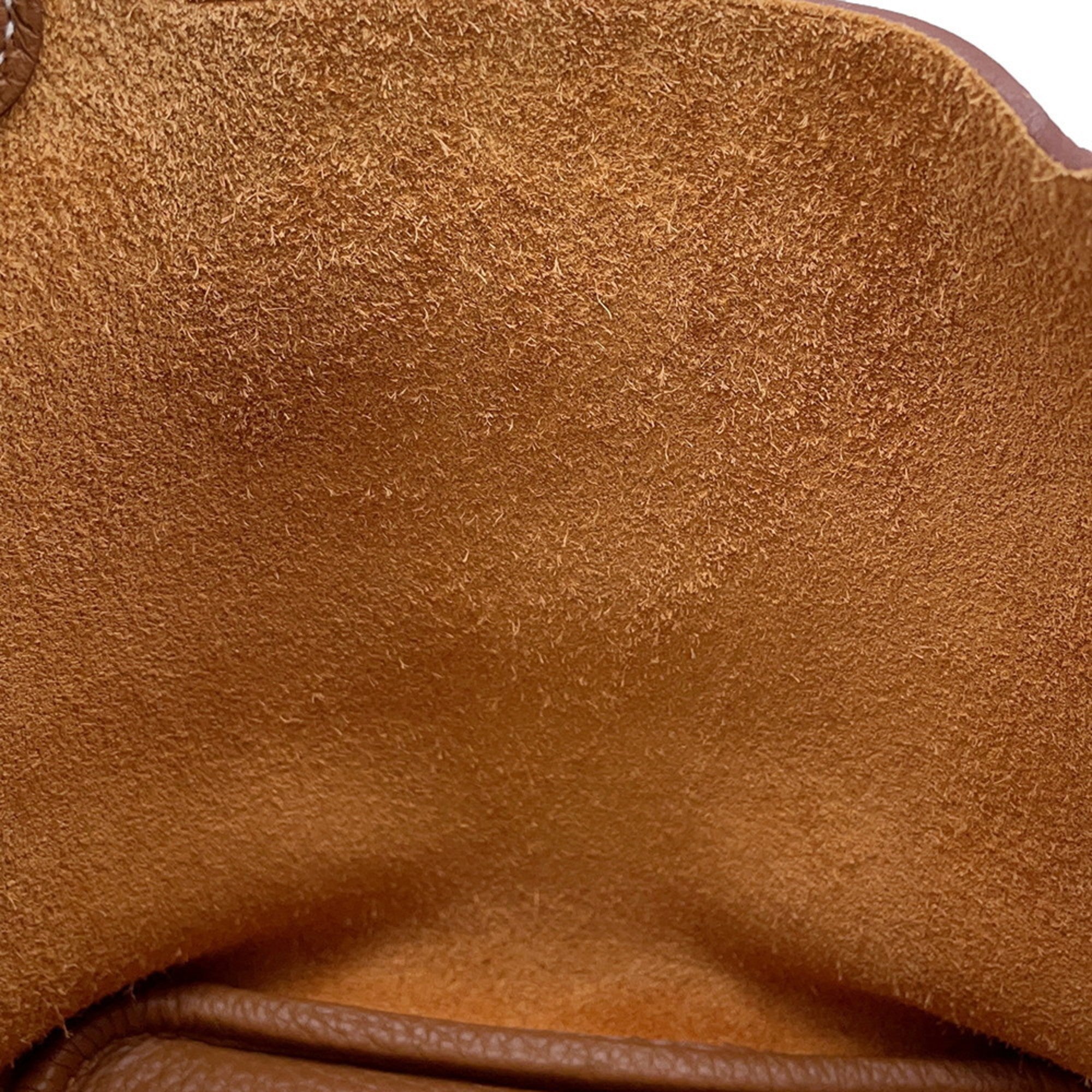 Hermes Picotin Gold Taurillon Clemence Leather Handbag (Pre-Owned)