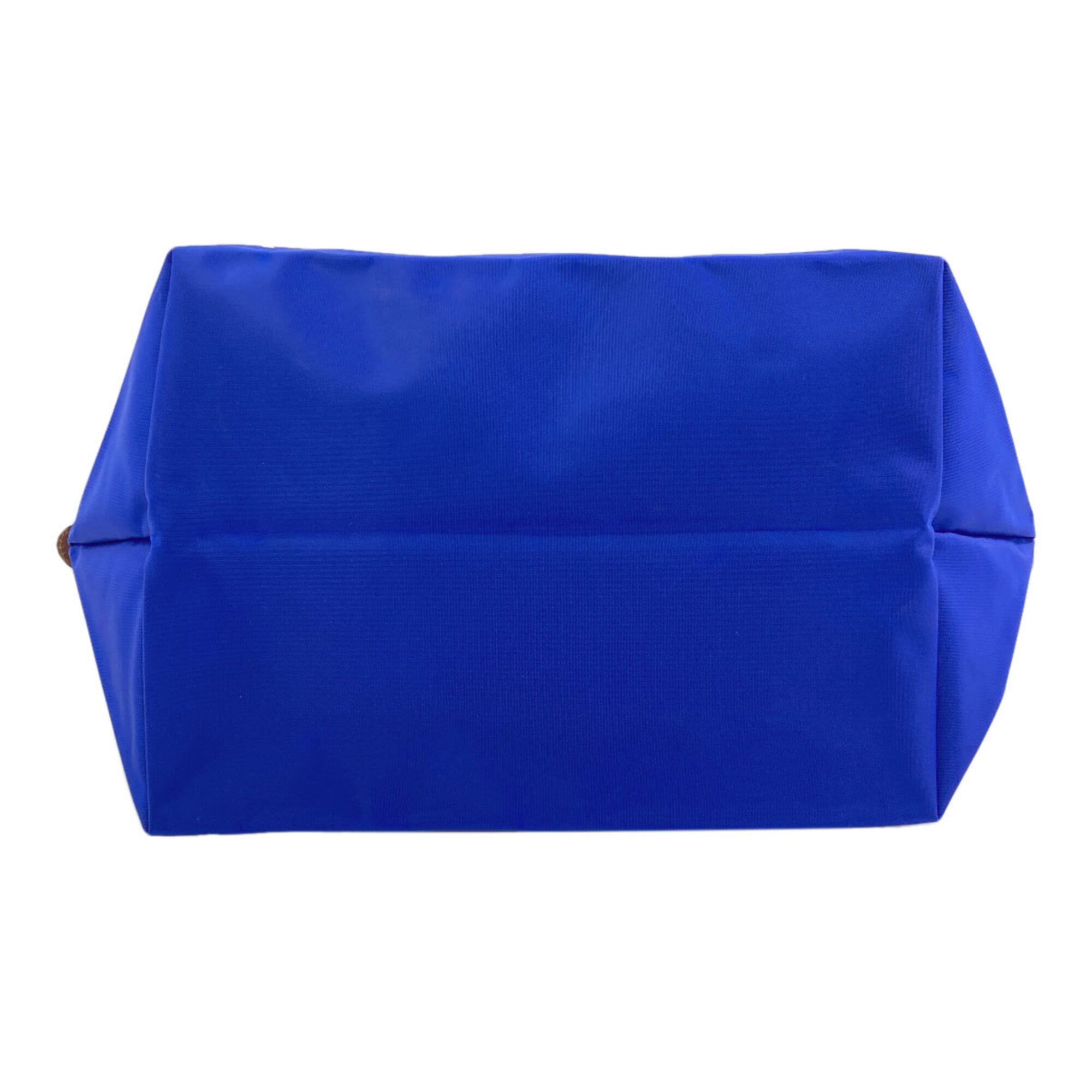 Longchamp Le Pliage Blue Nylon Tote Bag (Pre-Owned)