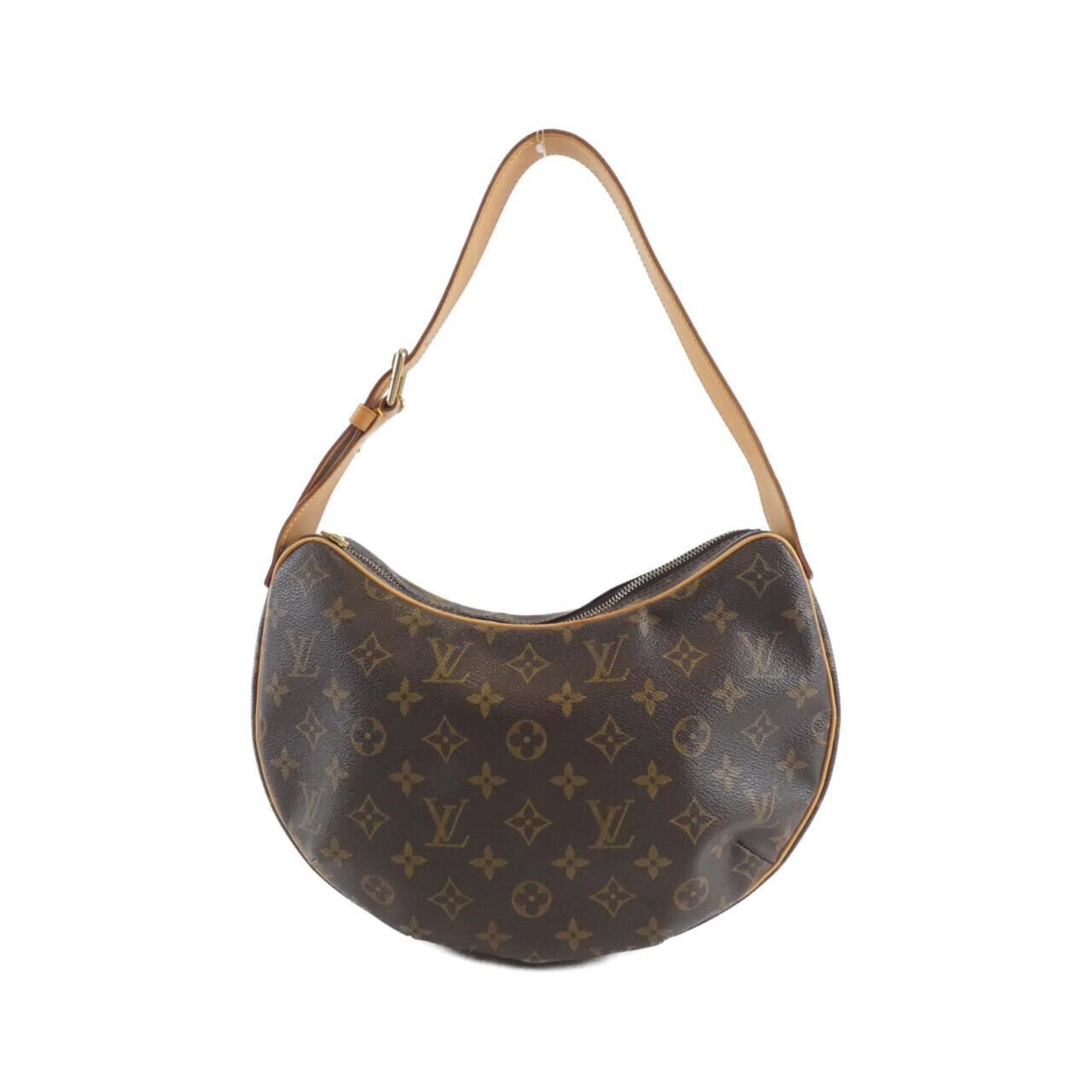 Louis Vuitton Marron Coated Canvas Shoulder Bag (Pre-Owned)