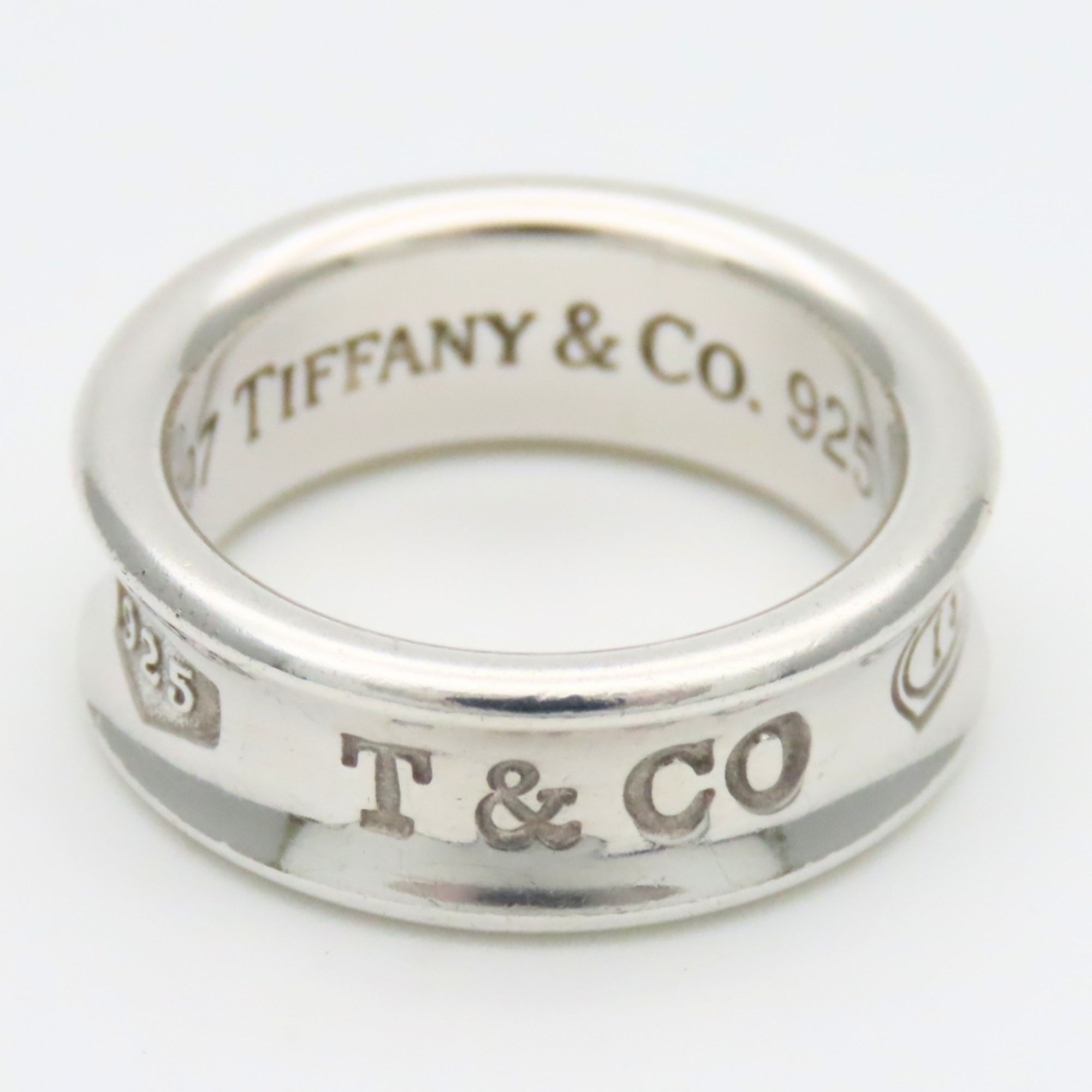 Tiffany Silver Silver 925 Band Ring (Pre-Owned)