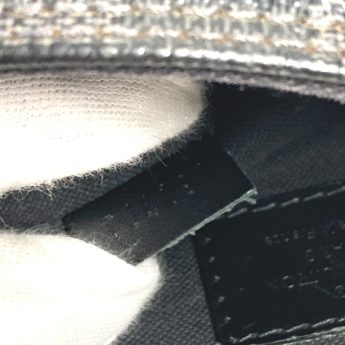 Louis Vuitton Black Damier Graphite Damier Graphite Pochette Shoulder Bag (Pre-Owned)