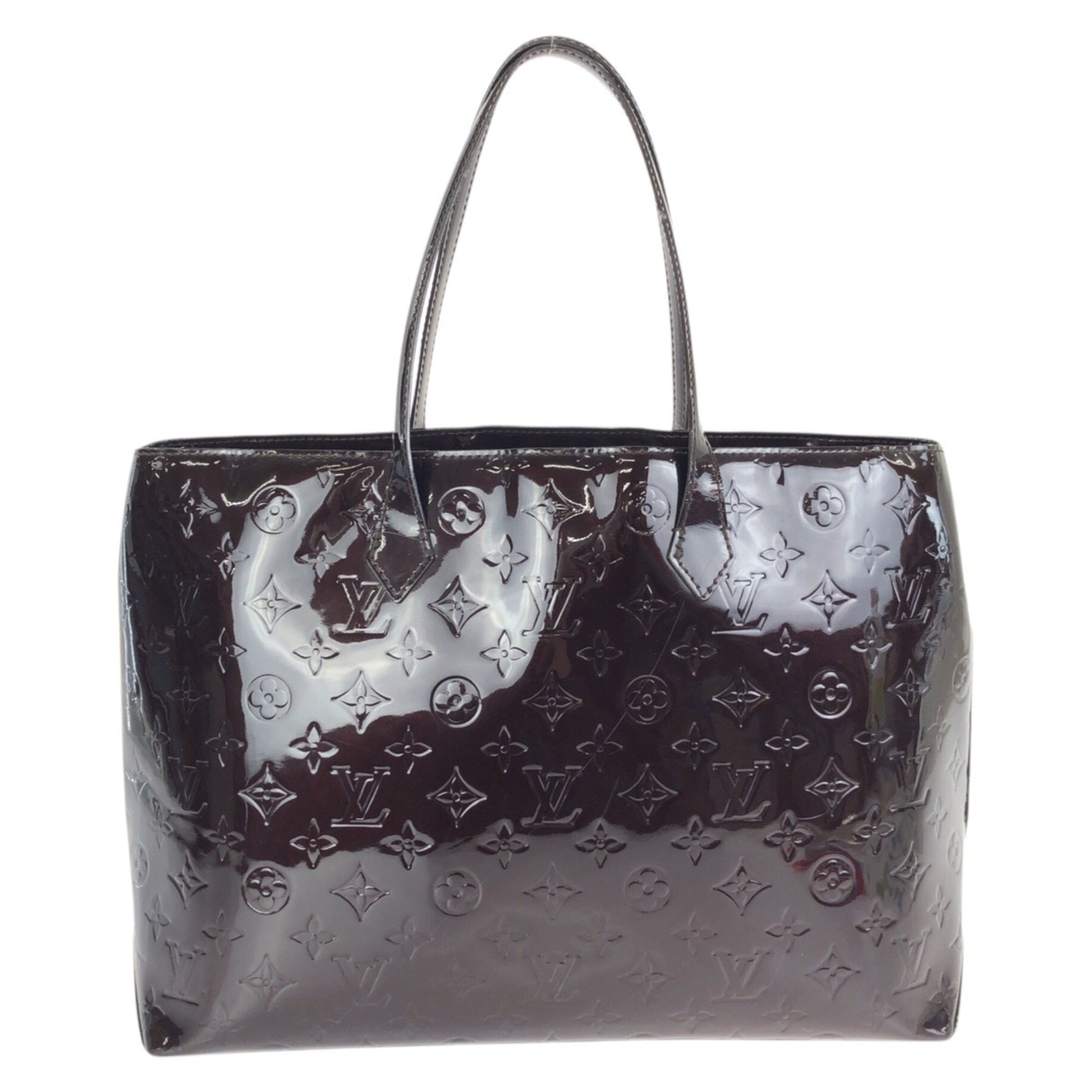 Louis Vuitton Amarante Purple Patent Leather Tote Bag (Pre-Owned)