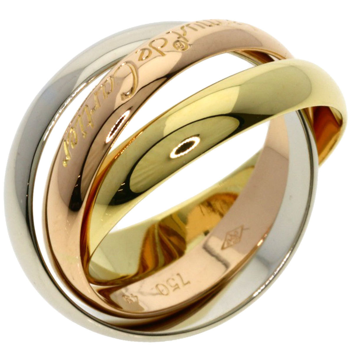 Cartier Yellow Gold (18K) Pink Gold (18K) White Gold (18K) Band Ring (Pre-Owned)