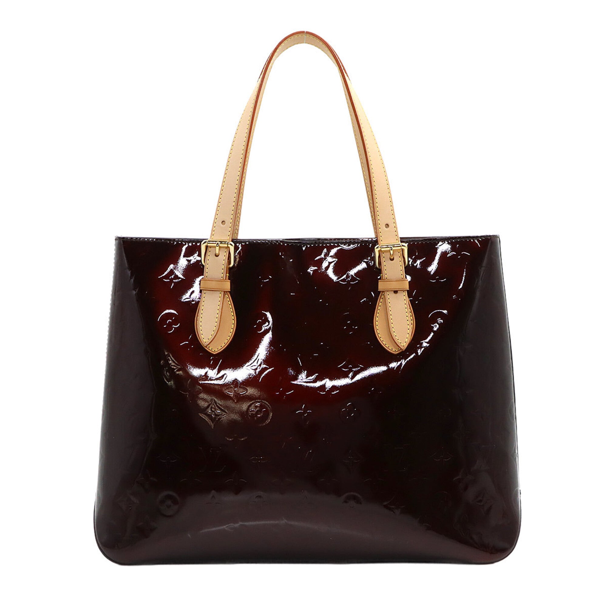 Louis Vuitton Amarante Monogram Vernis Handbag Tote Bag (Pre-Owned)