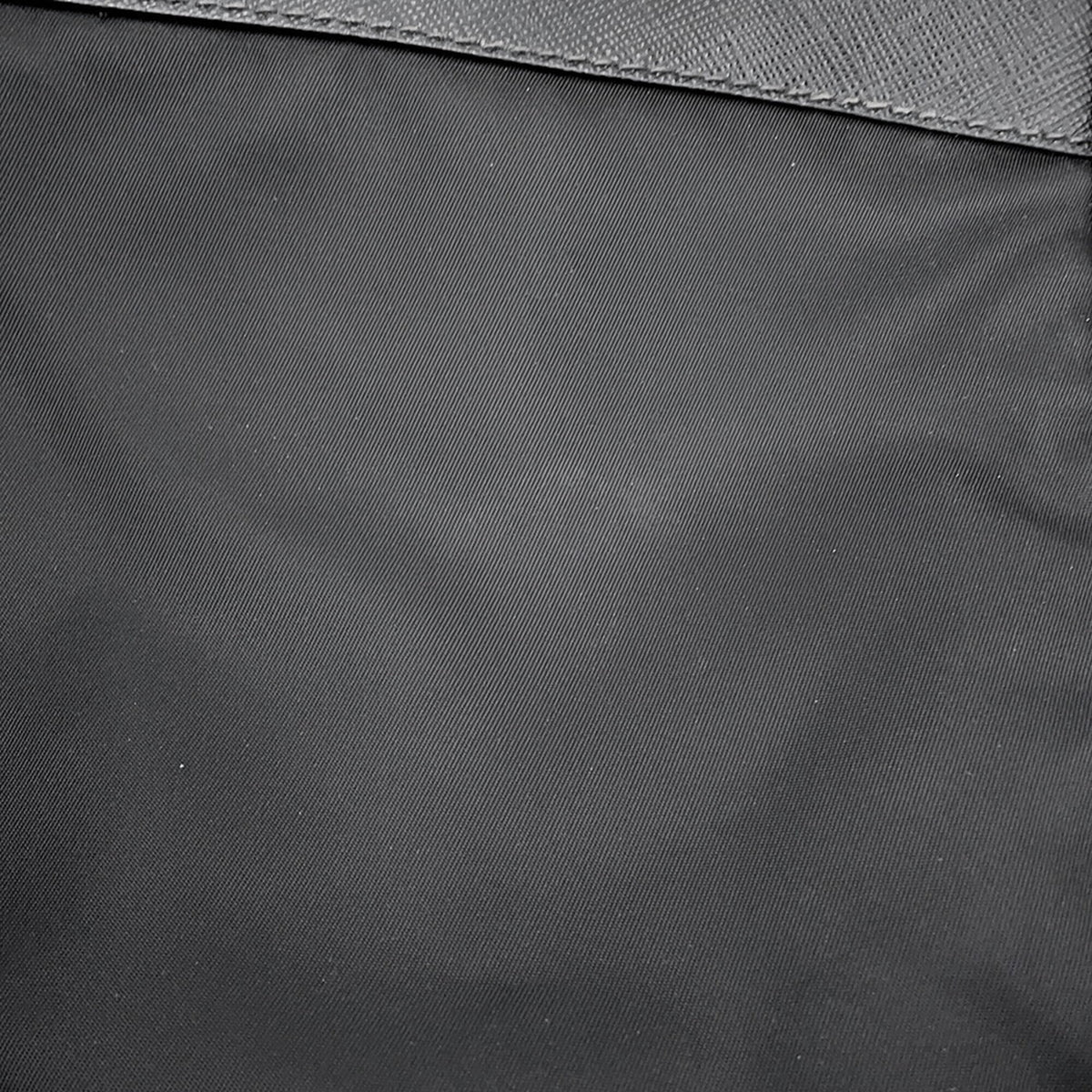 Prada Black Gray Brown Nylon Leather Handbag Shoulder Bag (Pre-Owned)