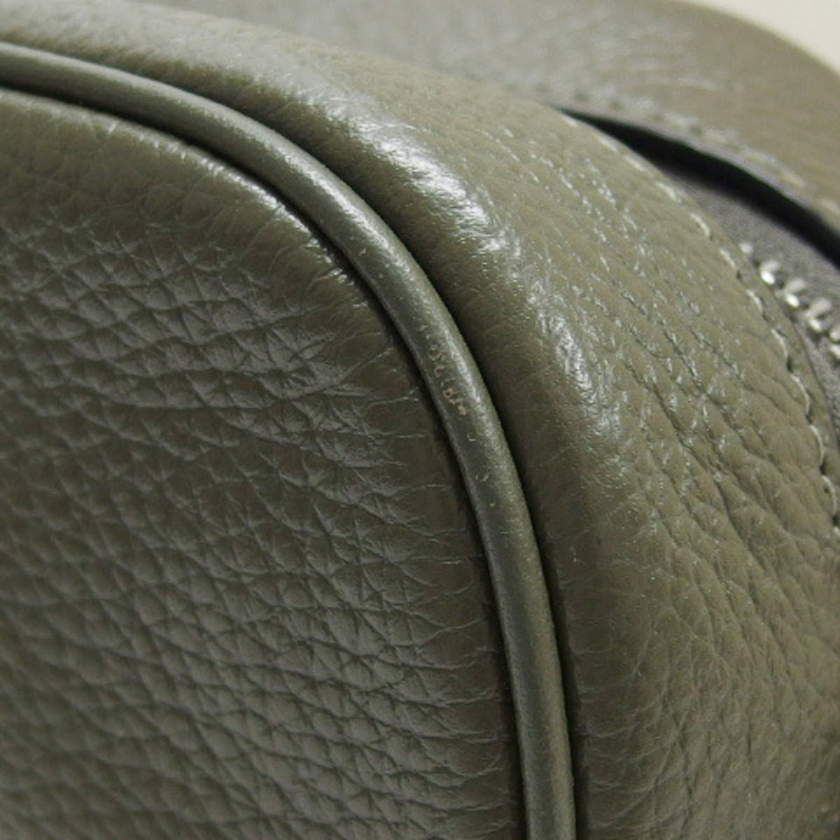 Coach Black Moss Green Leather Shoulder Bag (Pre-Owned)