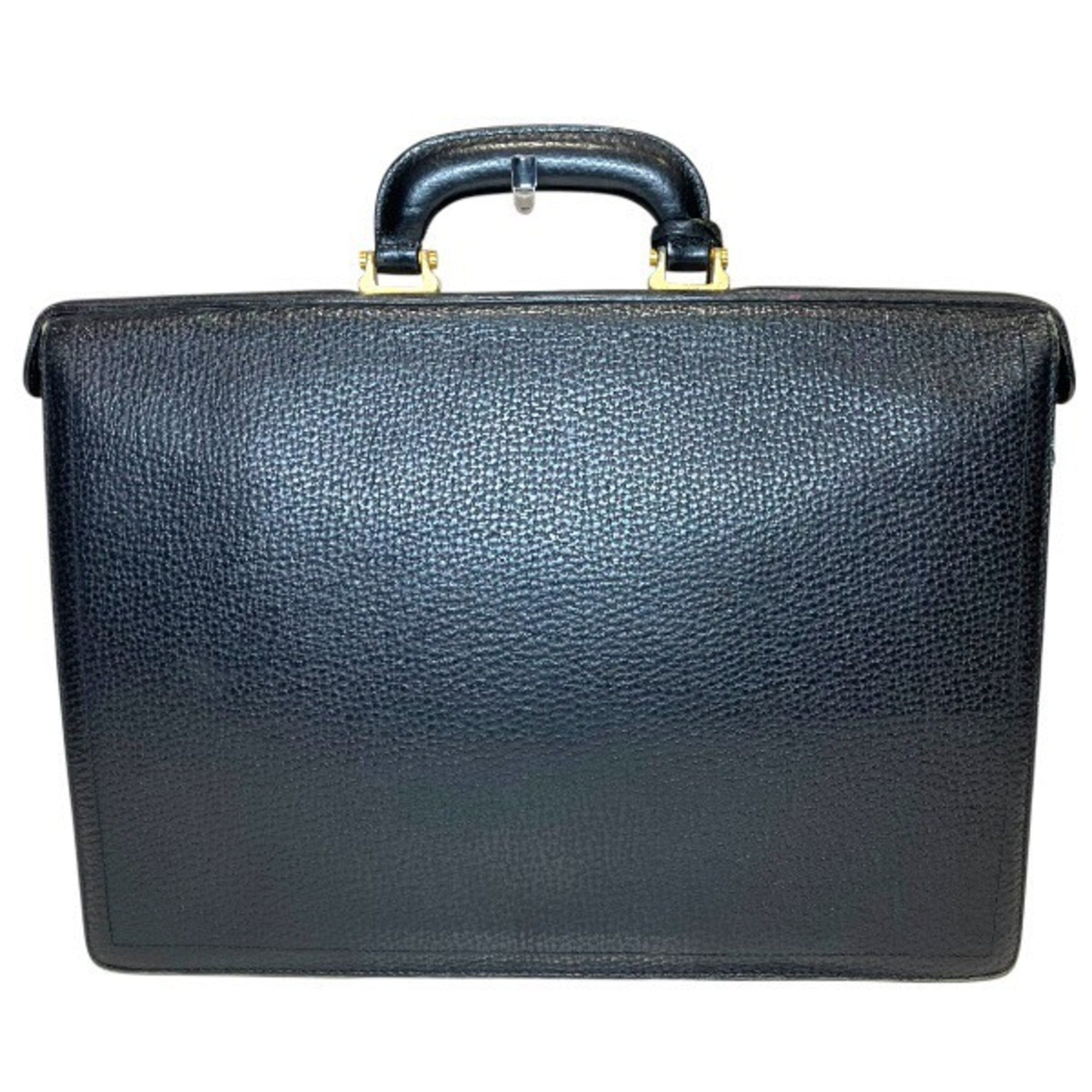 Loewe Black Leather Briefcase Handbag (Pre-Owned)