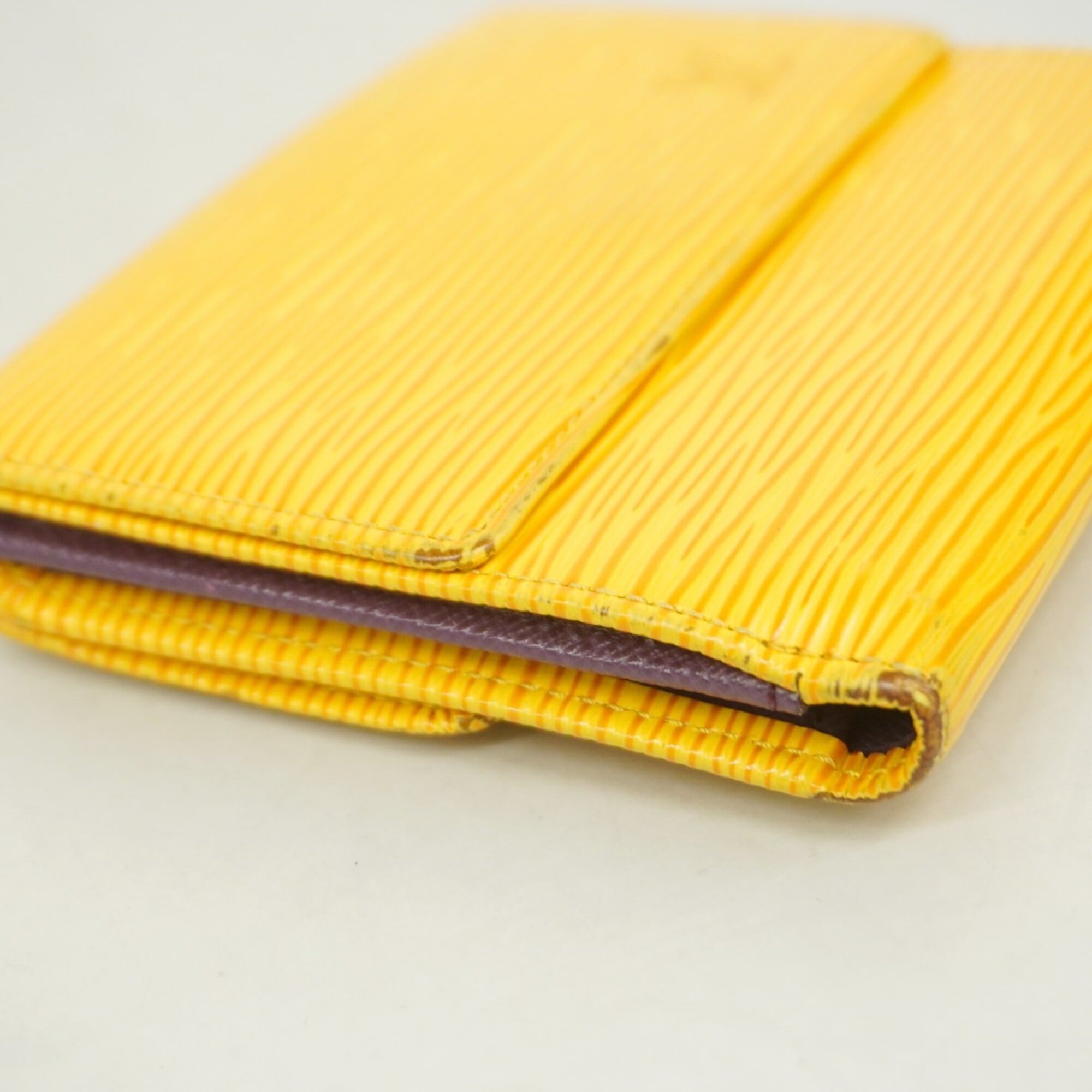 Louis Vuitton Jaune Wallet (Tri-Fold) (Pre-Owned)