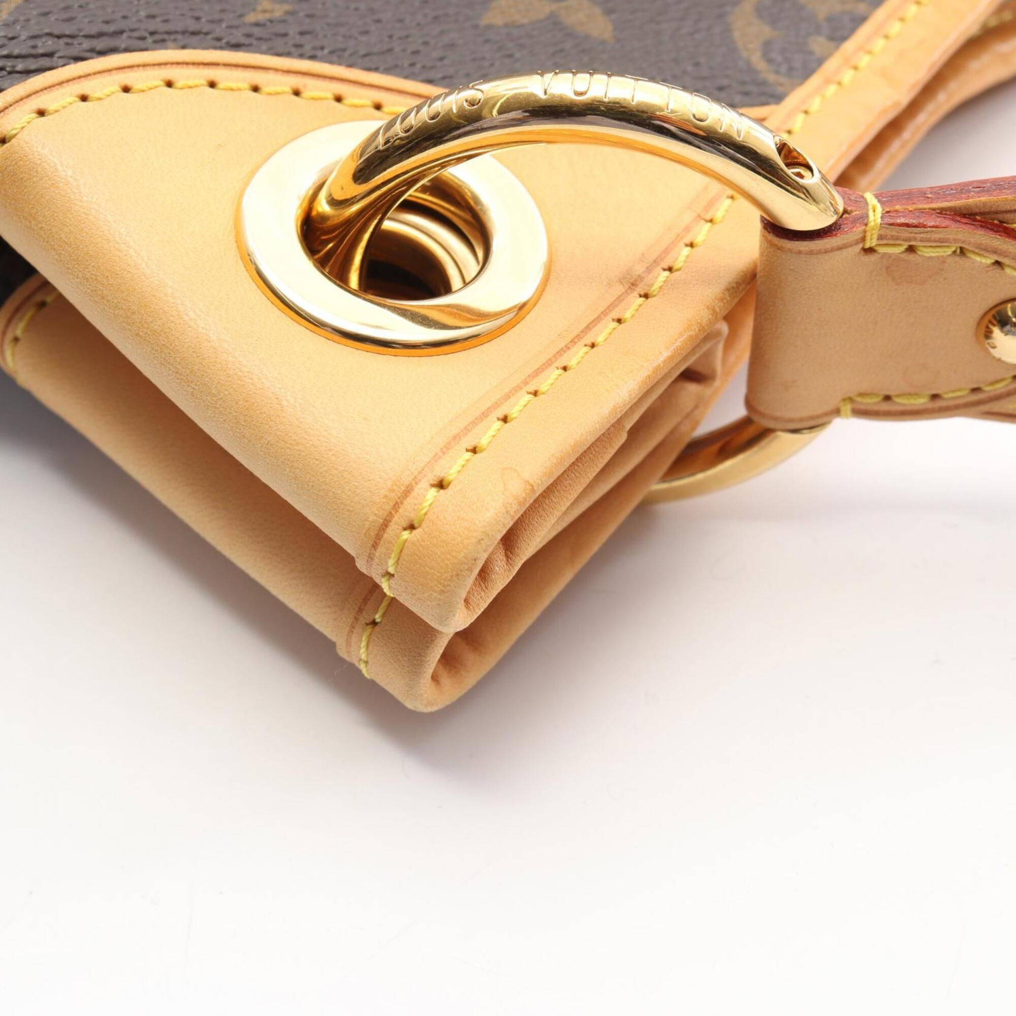 Louis Vuitton Brown Coated Canvas Pvc Monogram Leather Handbag Shoulder Bag (Pre-Owned)