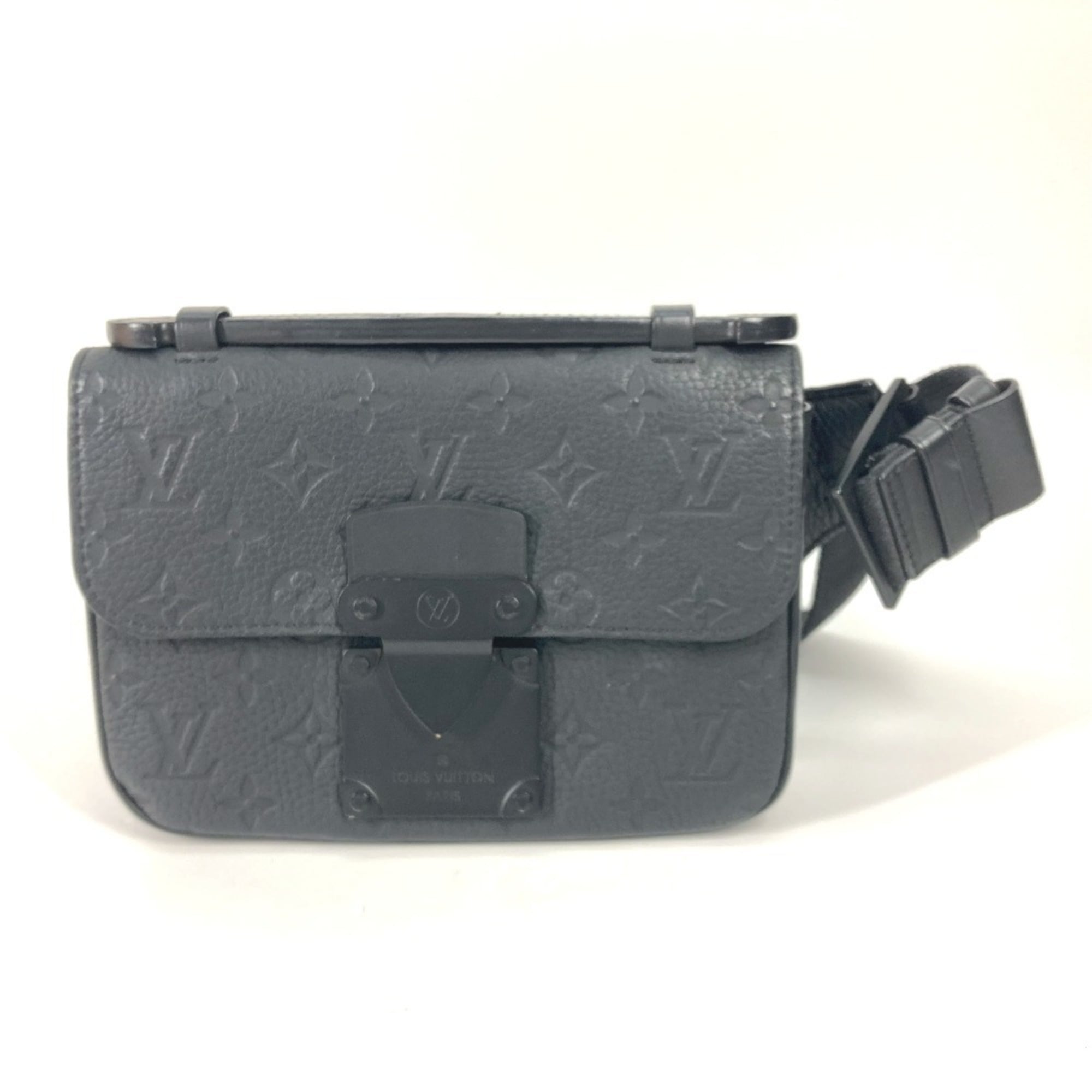 Louis Vuitton Black Galle Monogram Empreinte Shoulder Bag Sling Bag (Pre-Owned)