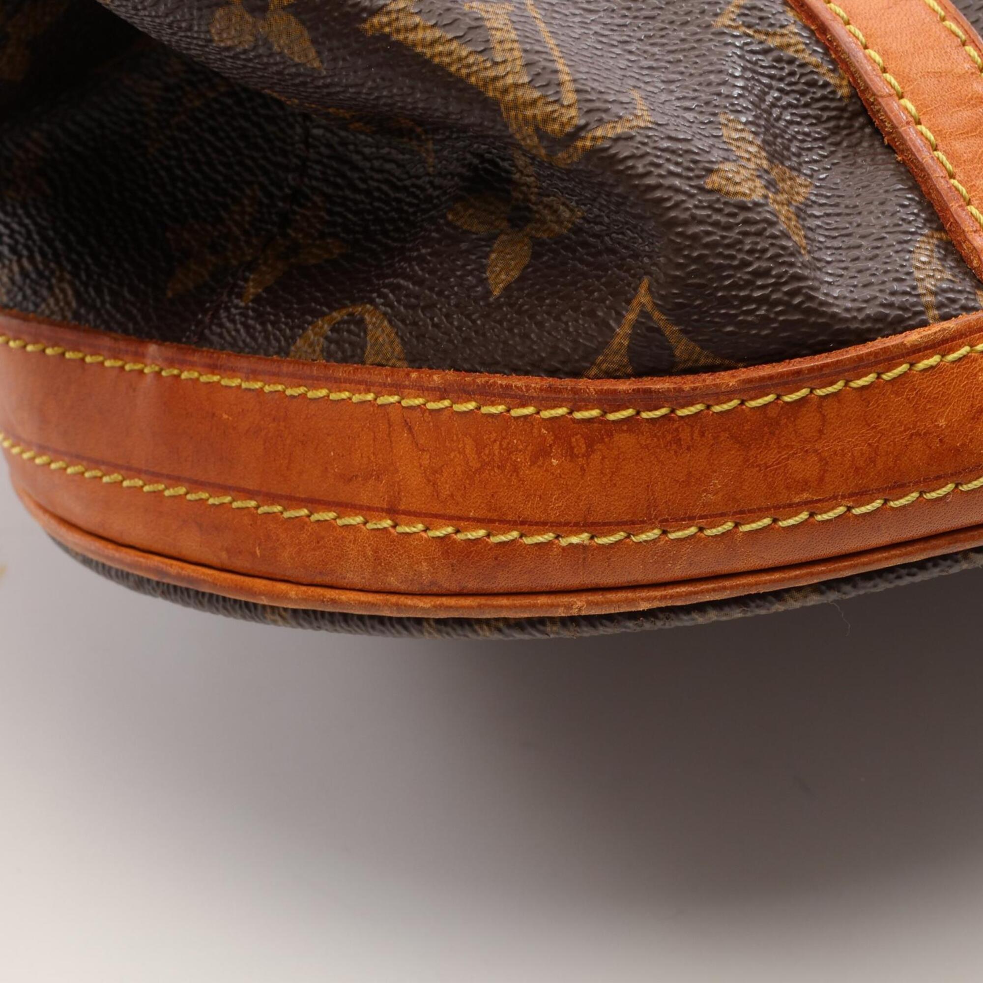 Louis Vuitton Monogram Brown Coated Canvas Leather Shoulder Bag (Pre-Owned)