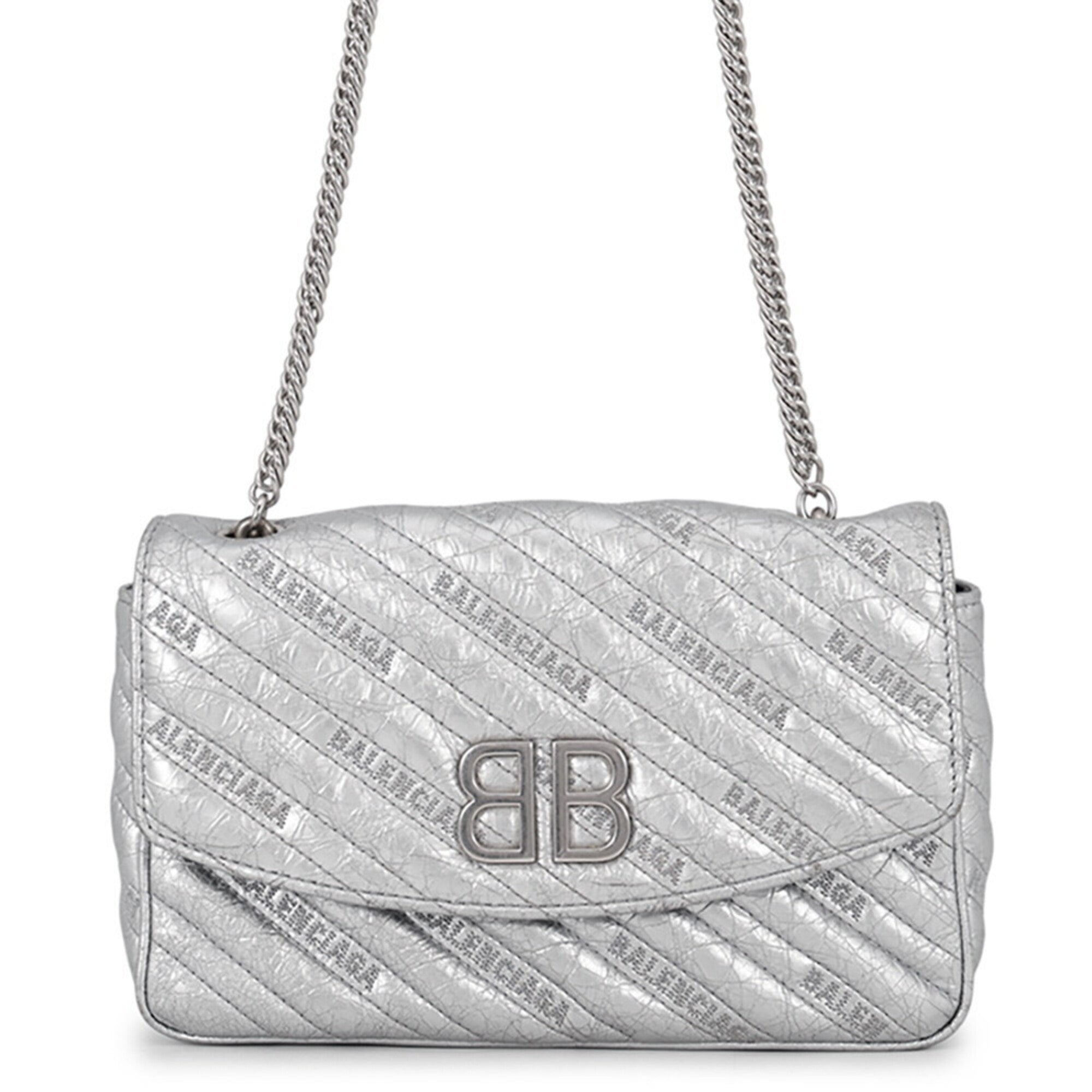 Balenciaga Silver Leather Shoulder Bag (Pre-Owned)