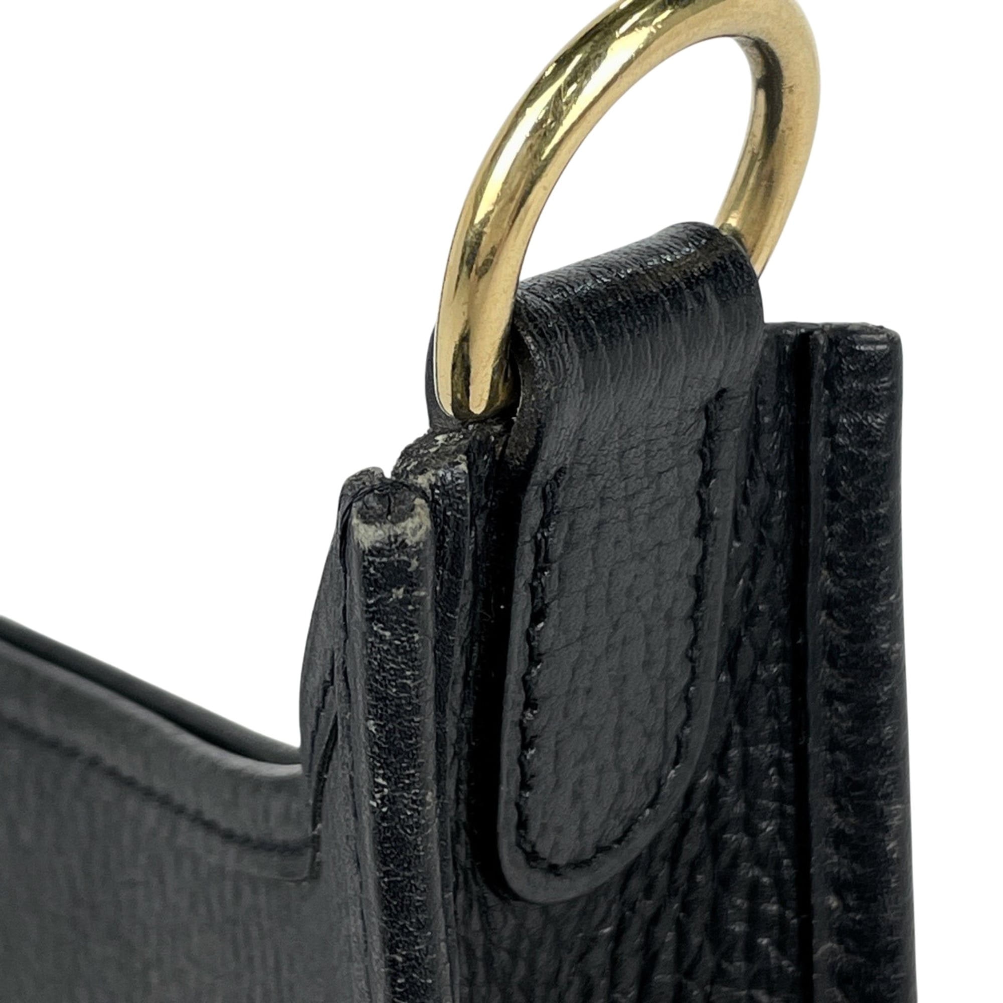 Hermes Black Ardennes Leather Shoulder Bag (Pre-Owned)