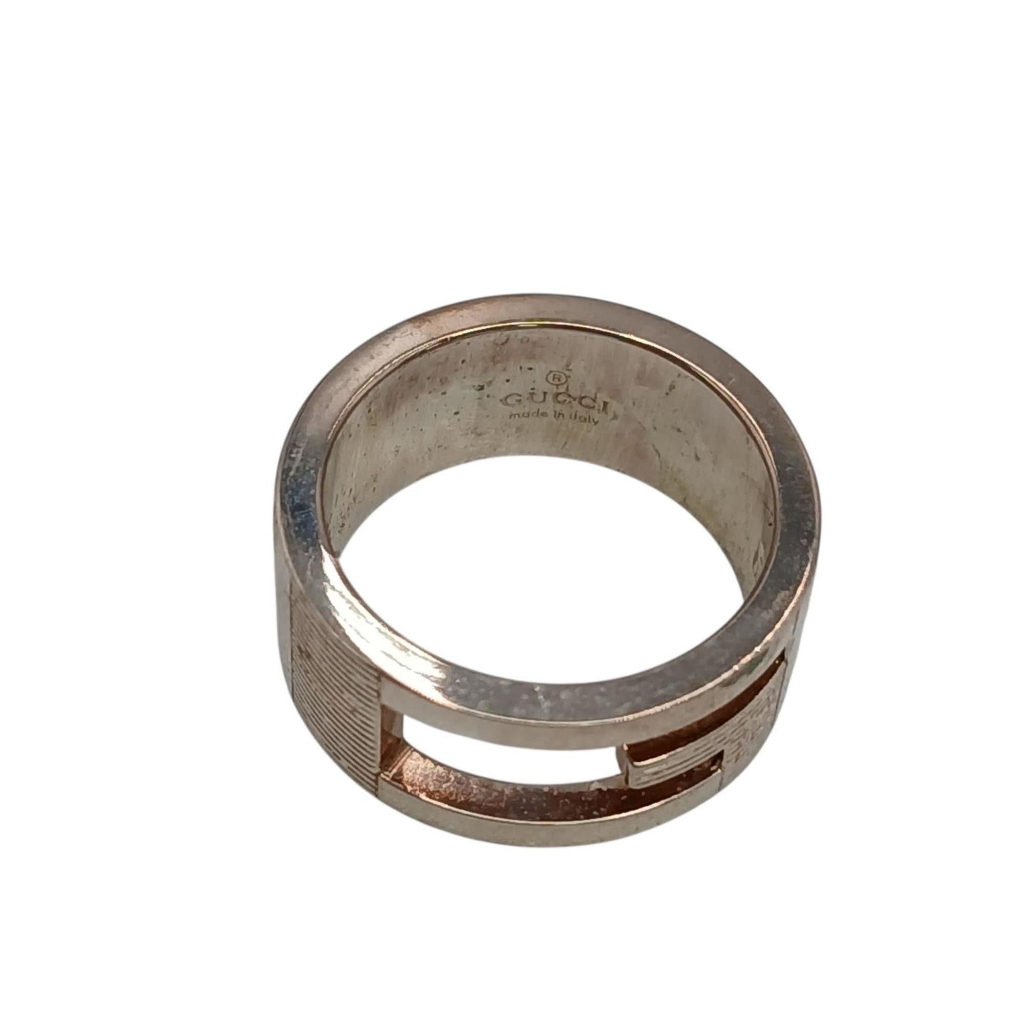 Gucci Silver Silver 925 Band Ring (Pre-Owned)