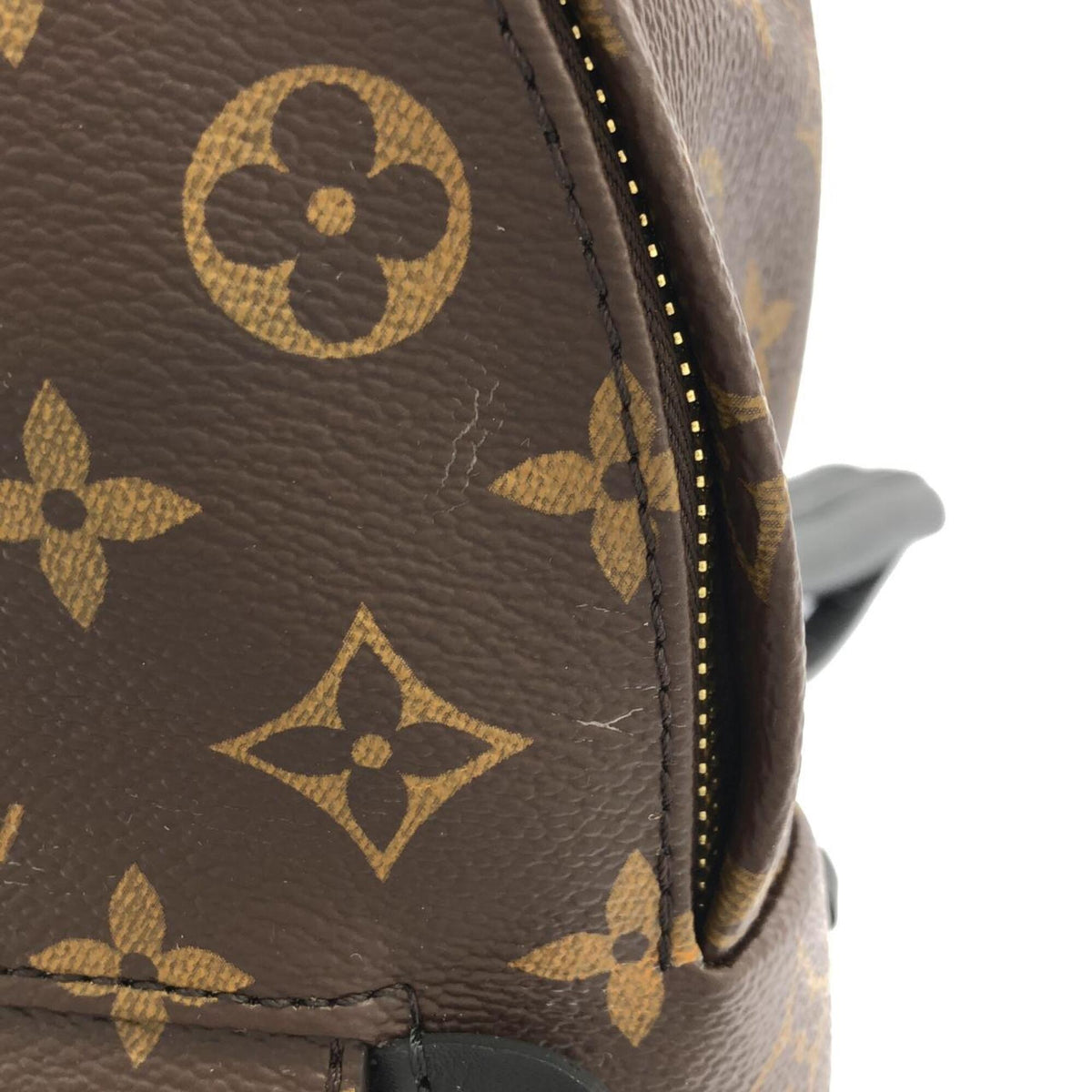 Louis Vuitton Brown Coated Canvas Backpack (Pre-Owned)