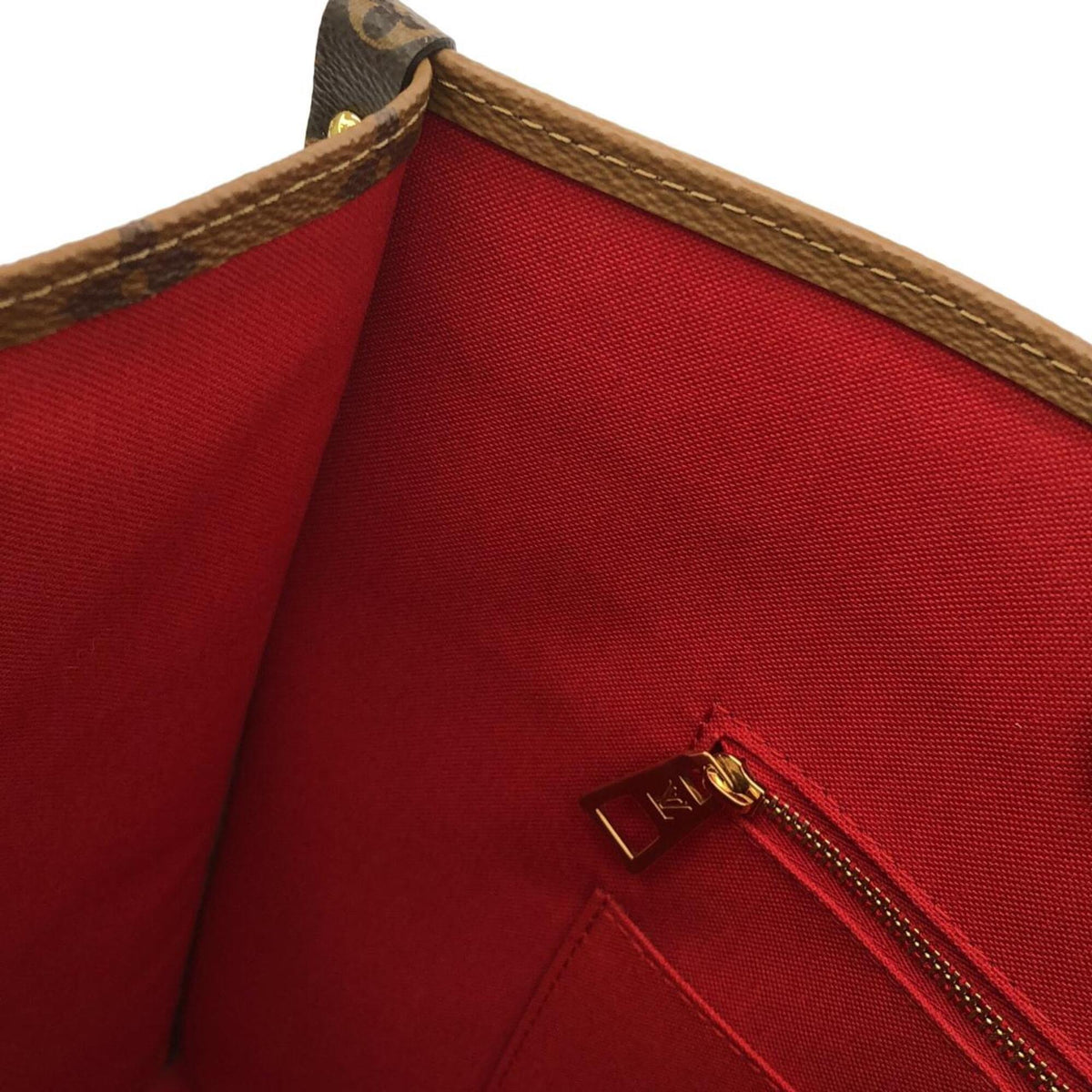 Louis Vuitton Marron Coated Canvas Handbag (Pre-Owned)