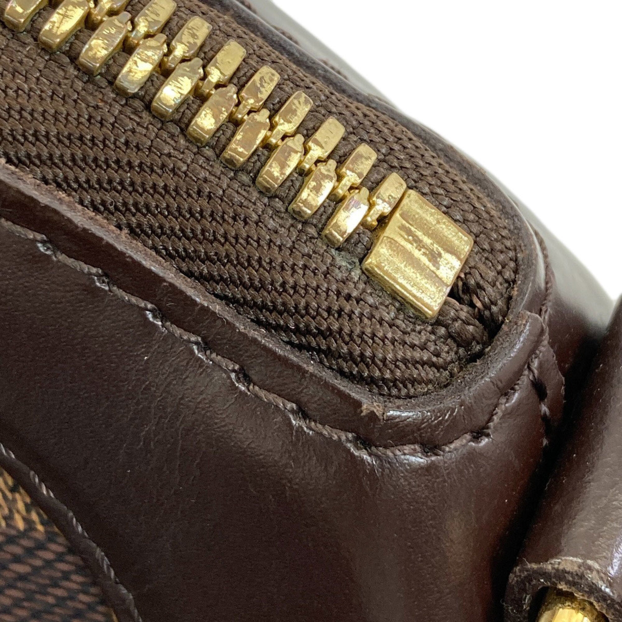 Louis Vuitton Brown Damier Canvas Handbag (Pre-Owned)