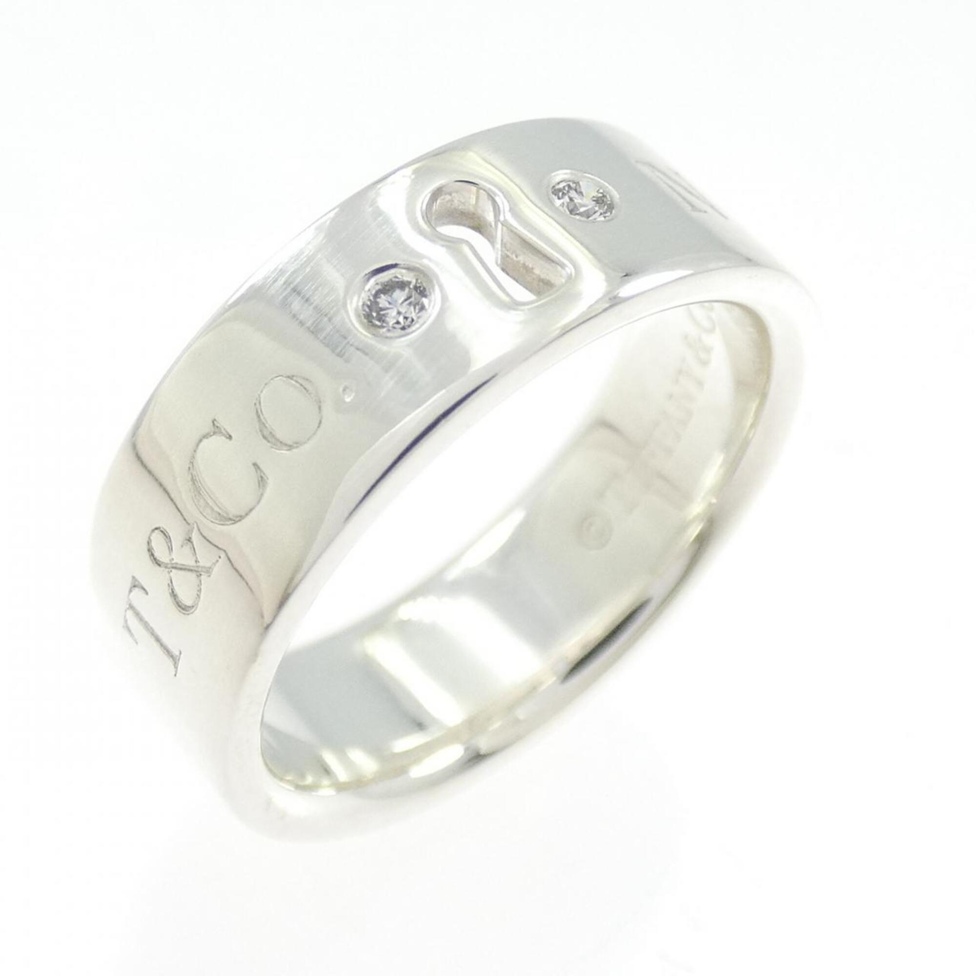 Tiffany Silver Silver 925 Band Ring (Pre-Owned)