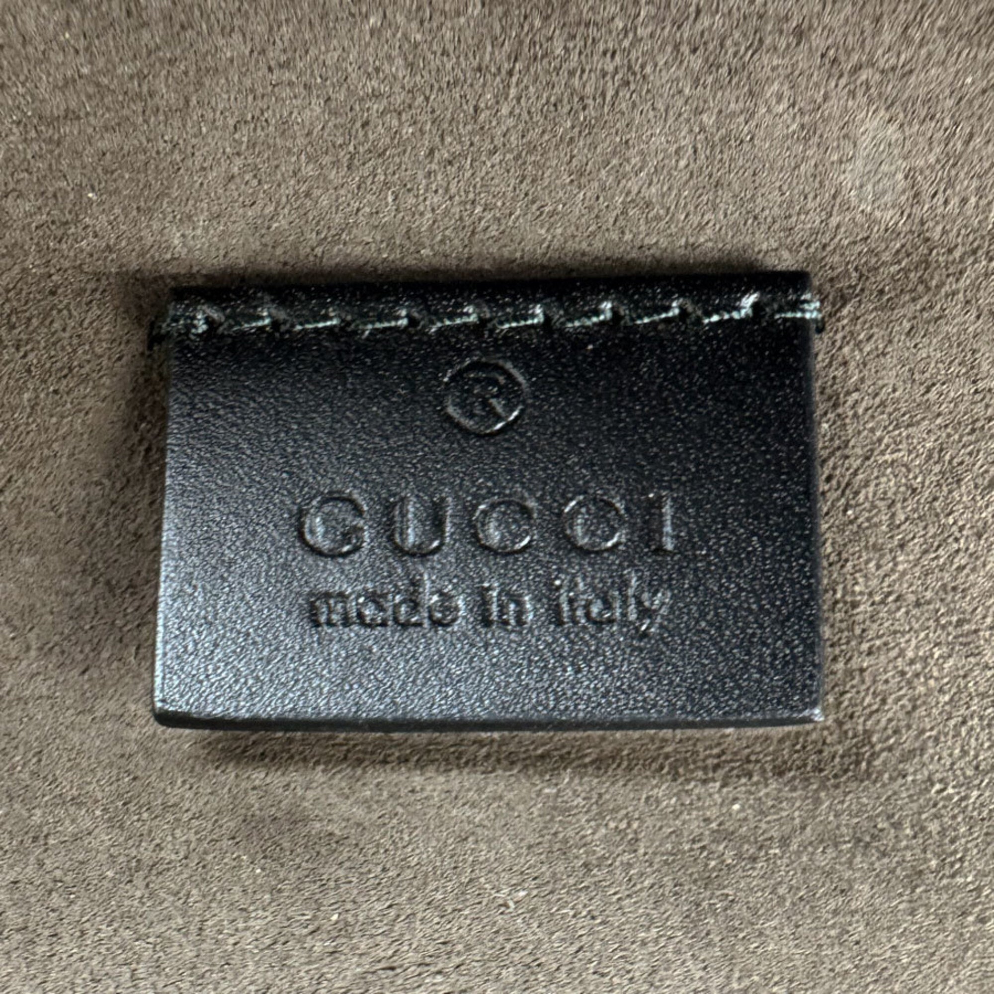 Gucci Black Brown Gg Supreme Backpack (Pre-Owned)
