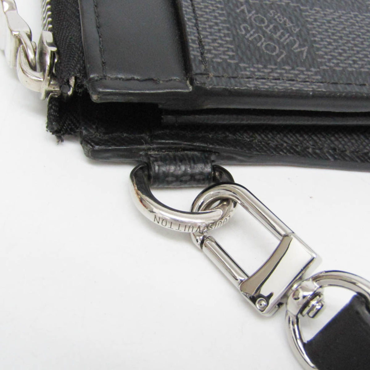 Louis Vuitton Damier Graphite Black Damier Graphite Long Wallet (Bi-Fold) (Pre-Owned)