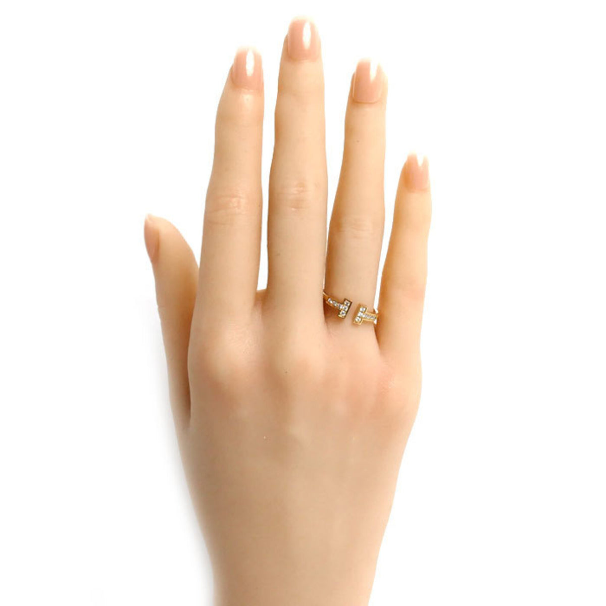 Tiffany Pink Gold (18K) Band Ring (Pre-Owned)