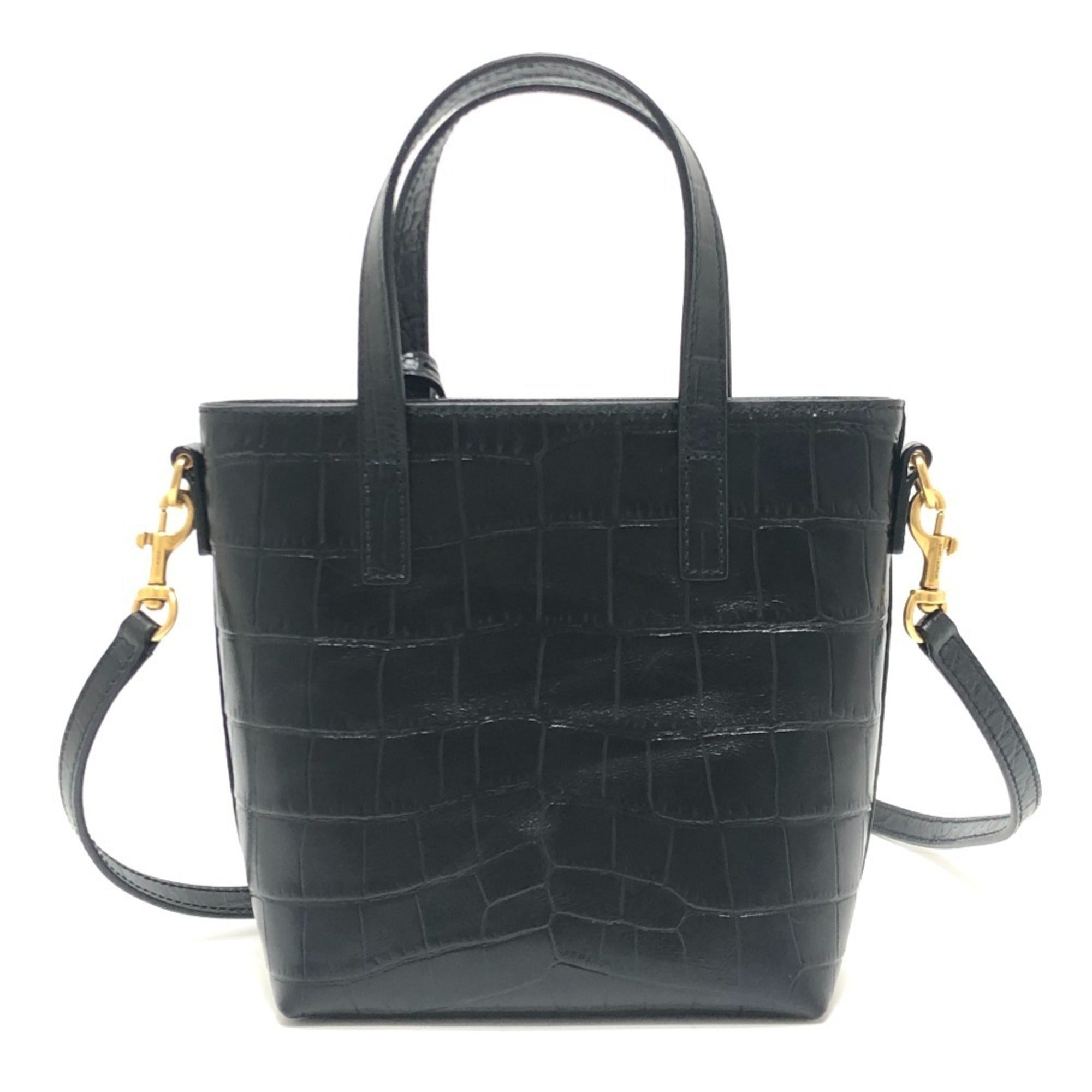 Yves Saint Laurent Black Leather Handbag (Pre-Owned)