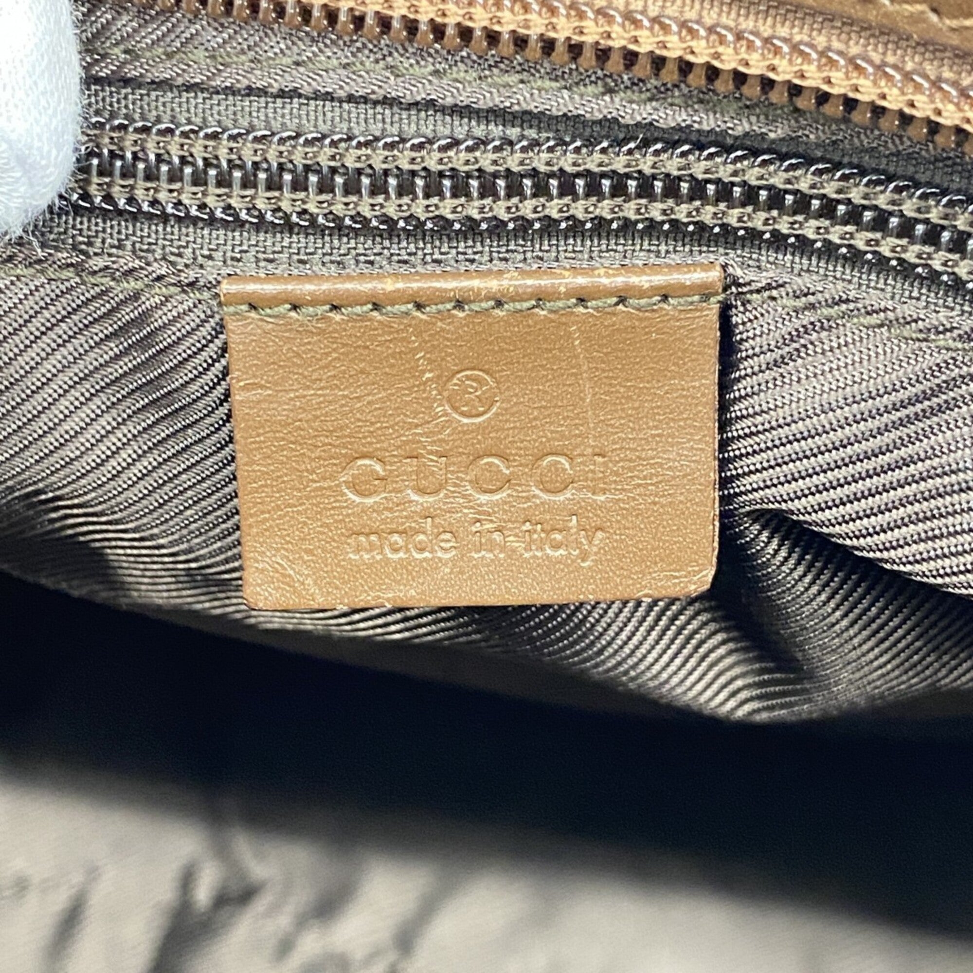 Gucci Brown Canvas Tote Bag (Pre-Owned)