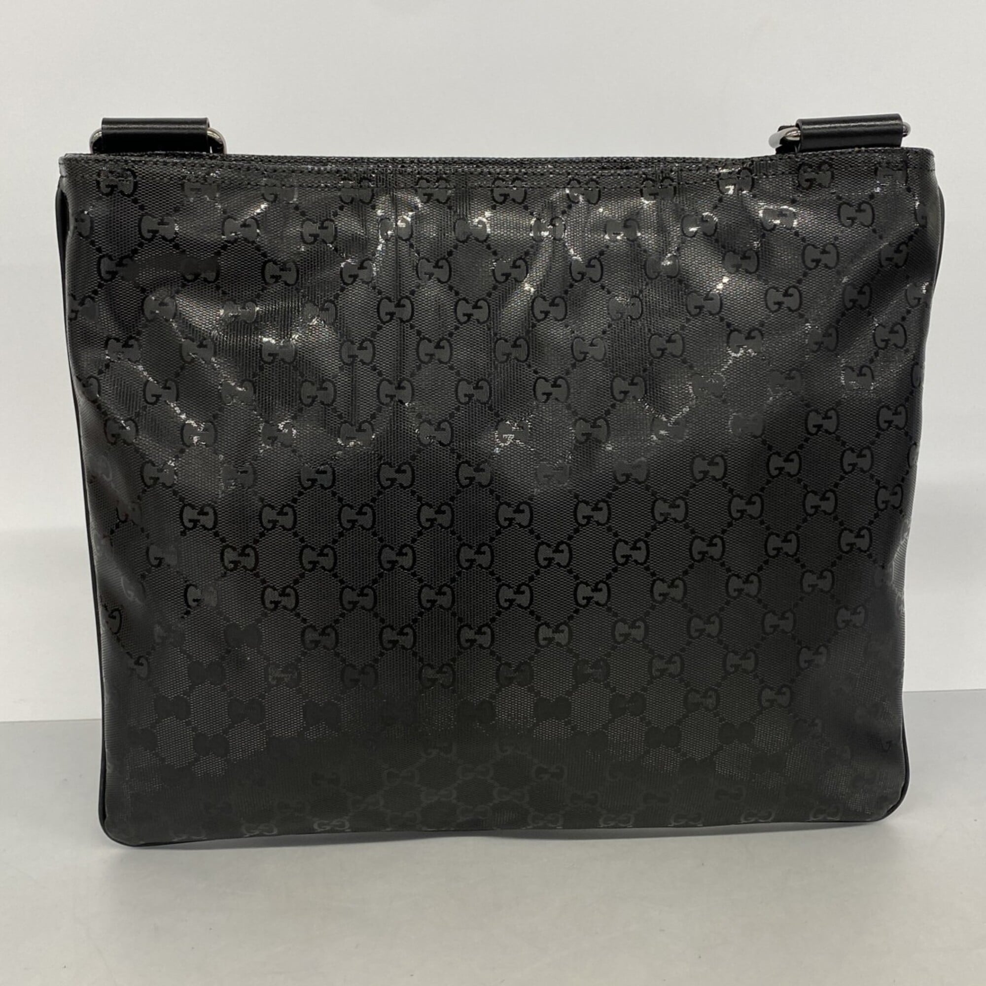 Gucci Black Pvc Shoulder Bag (Pre-Owned)