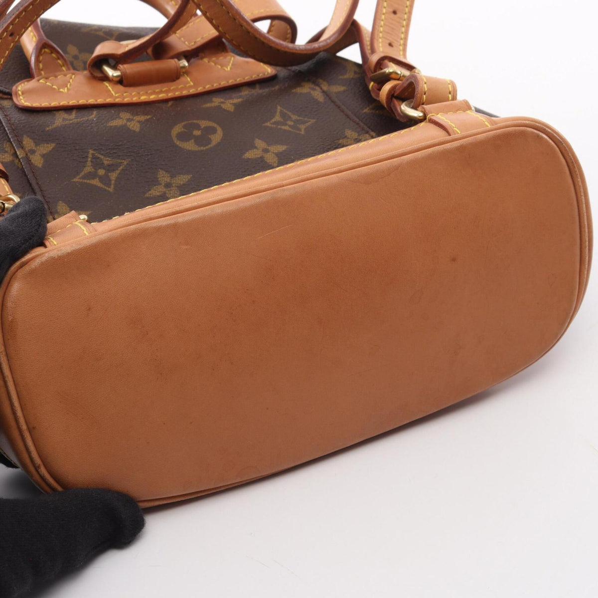 Louis Vuitton Brown Monogram Coated Canvas Leather Backpack (Pre-Owned)