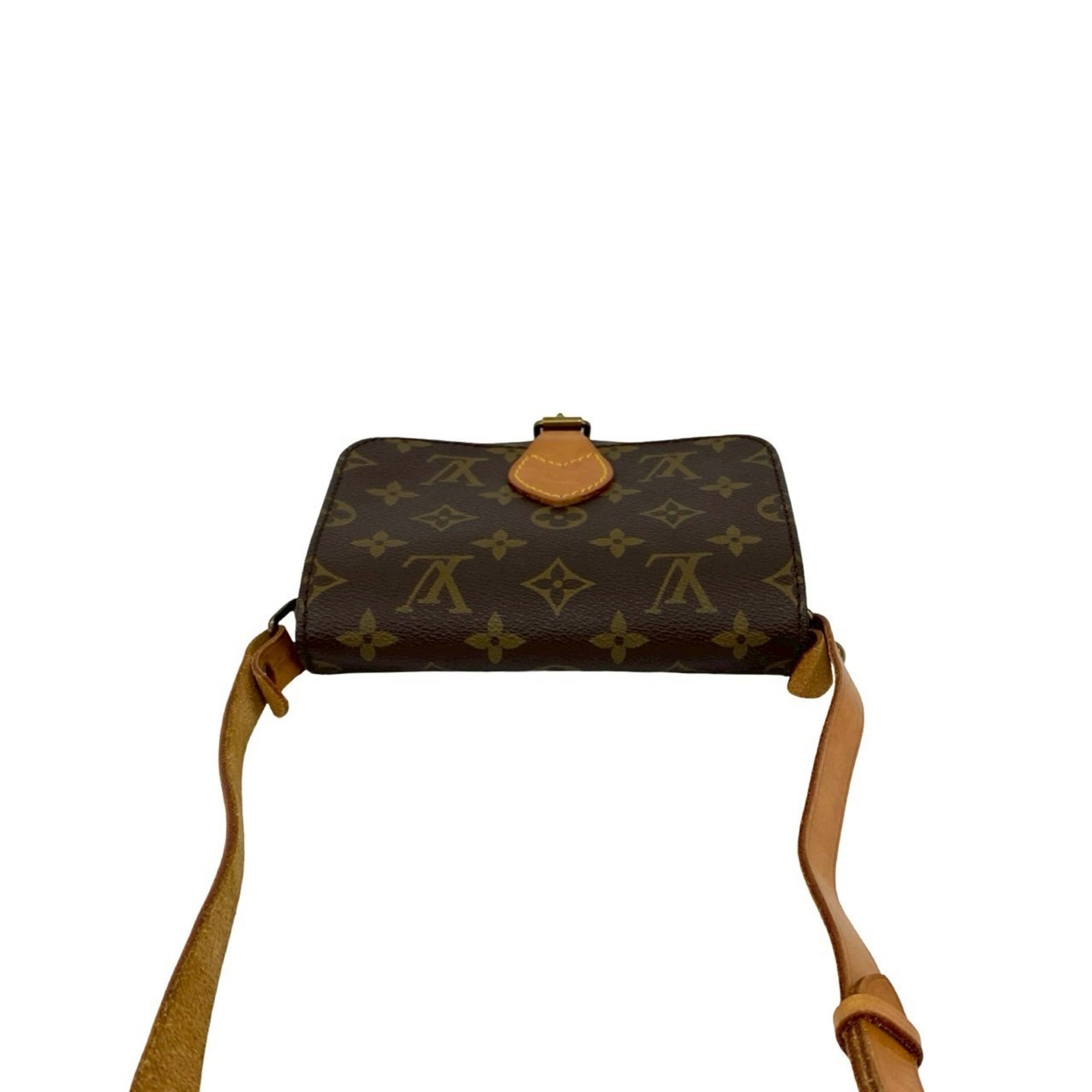 Louis Vuitton Brown Pvc Leather Pochette Shoulder Bag (Pre-Owned)