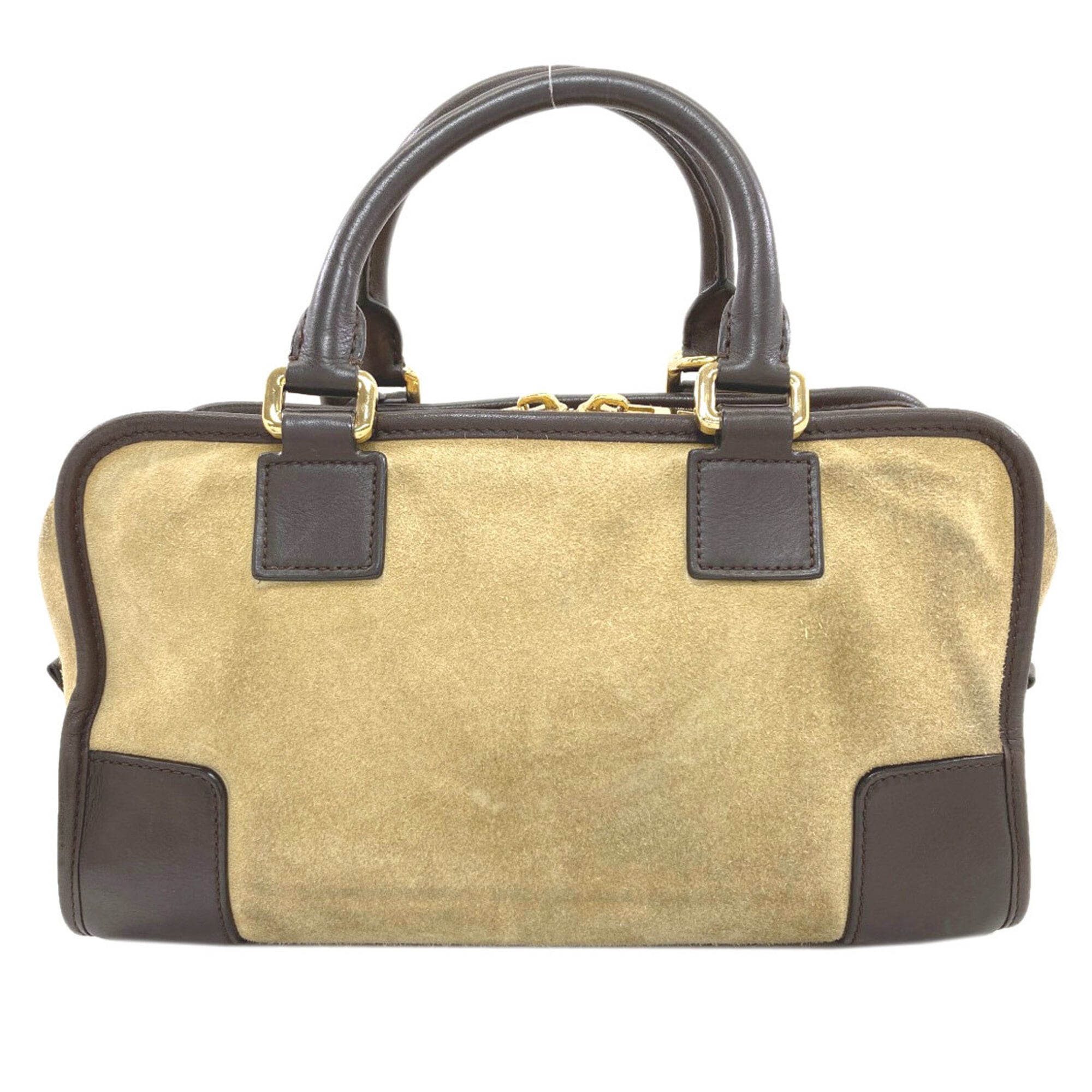 Loewe Brown Suede Handbag (Pre-Owned)