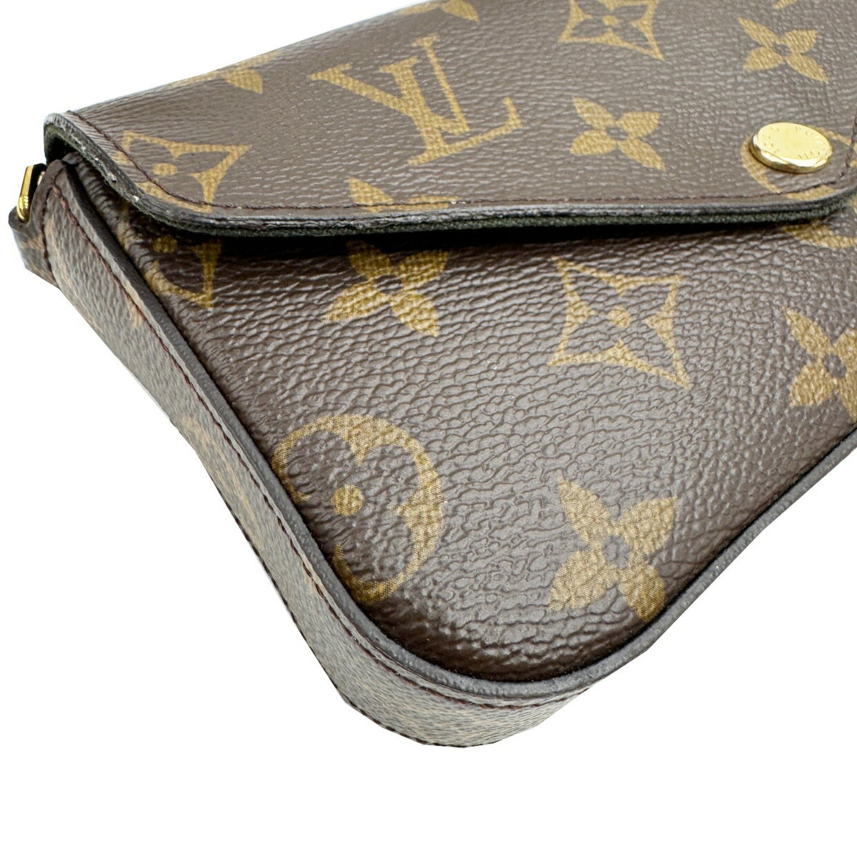 Louis Vuitton Brown Monogram Pochette Shoulder Bag (Pre-Owned)