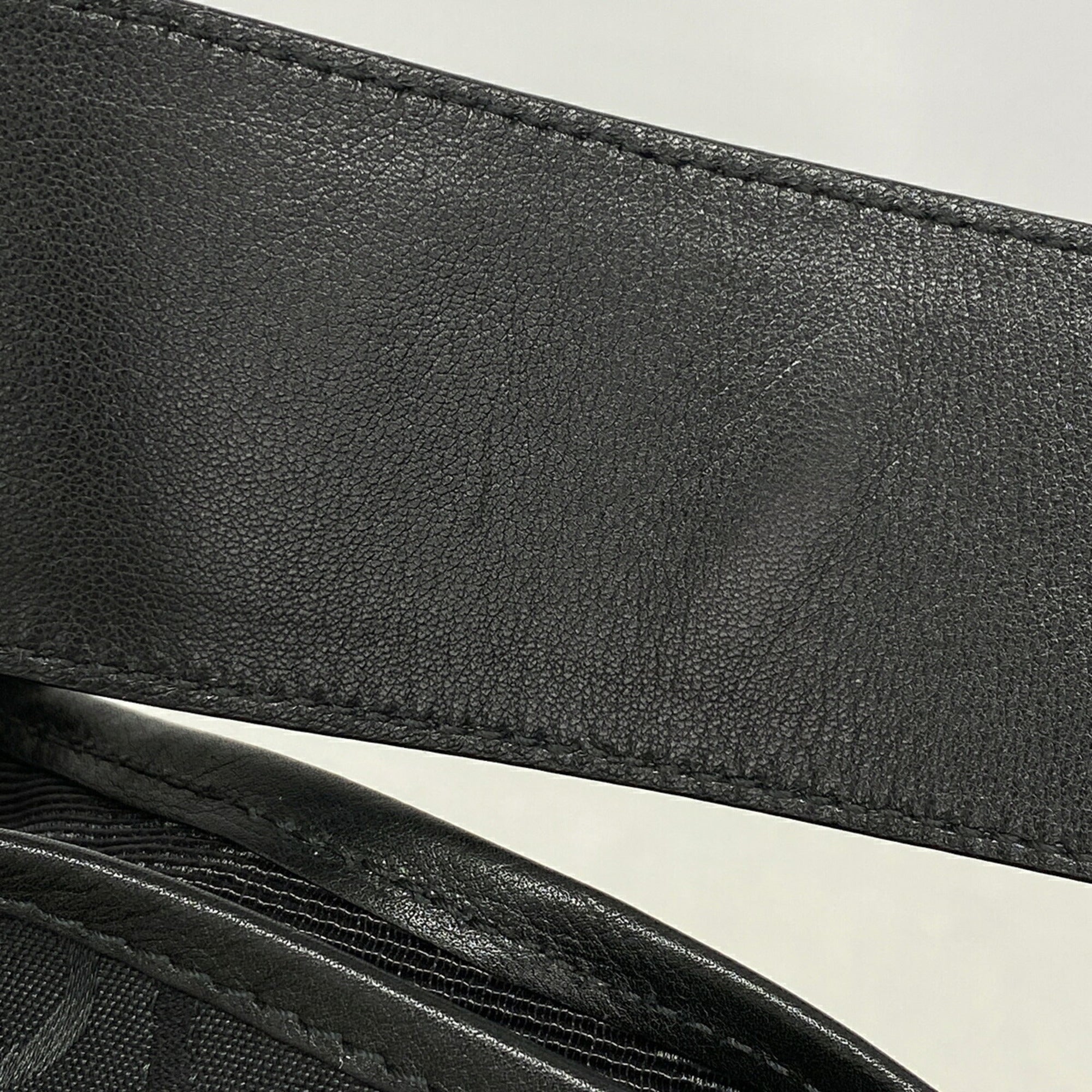 Salvatore Ferragamo Black Nylon Canvas Tote Bag (Pre-Owned)
