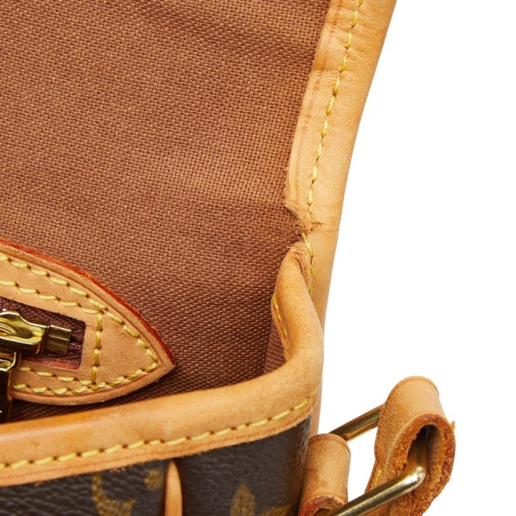 Louis Vuitton Brown Pvc Leather Shoulder Bag (Pre-Owned)