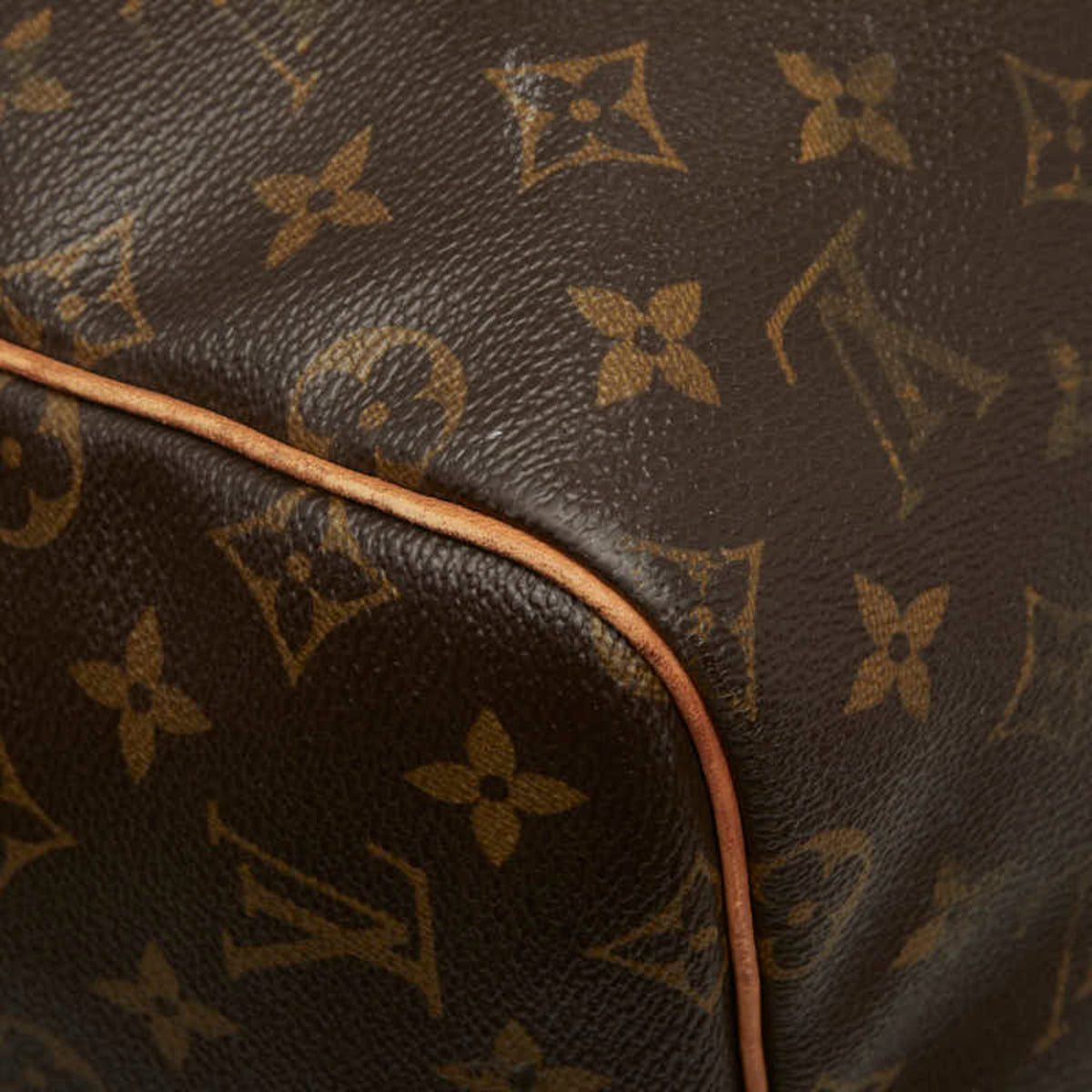 Louis Vuitton Monogram Brown Pvc Leather Boston Bag (Pre-Owned)