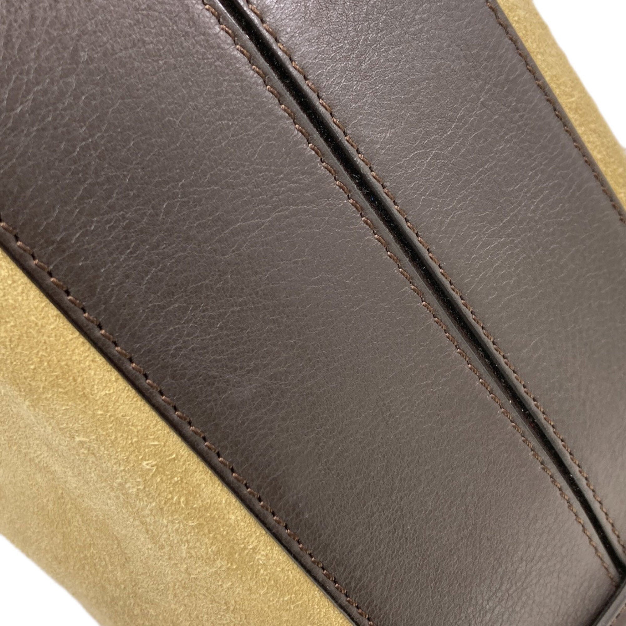 Loewe Brown Suede Handbag (Pre-Owned)