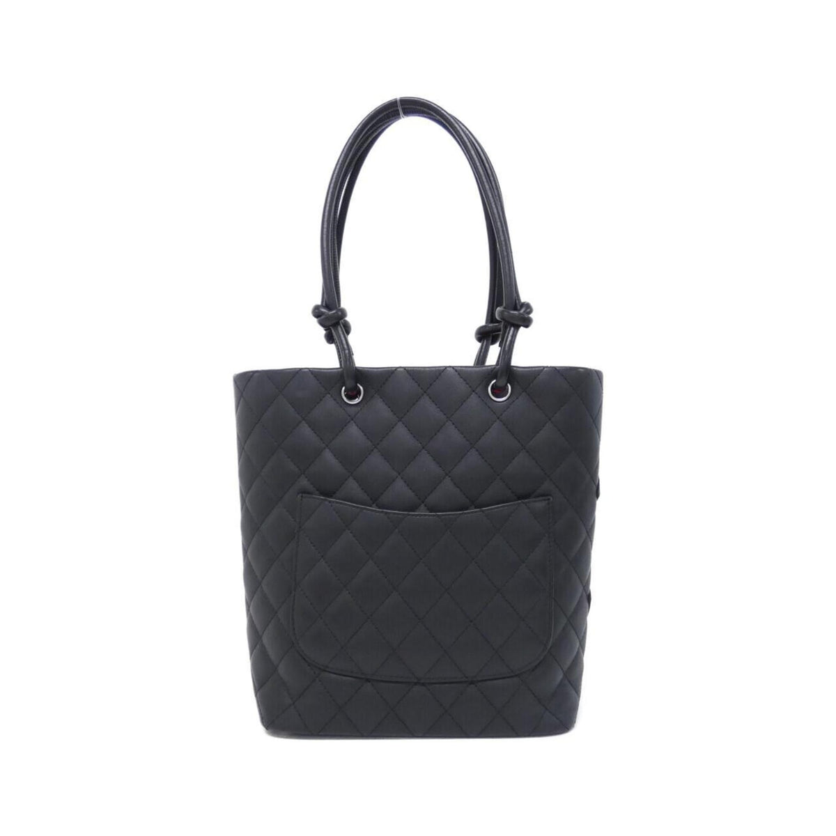 Chanel Black Leather Handbag (Pre-Owned)