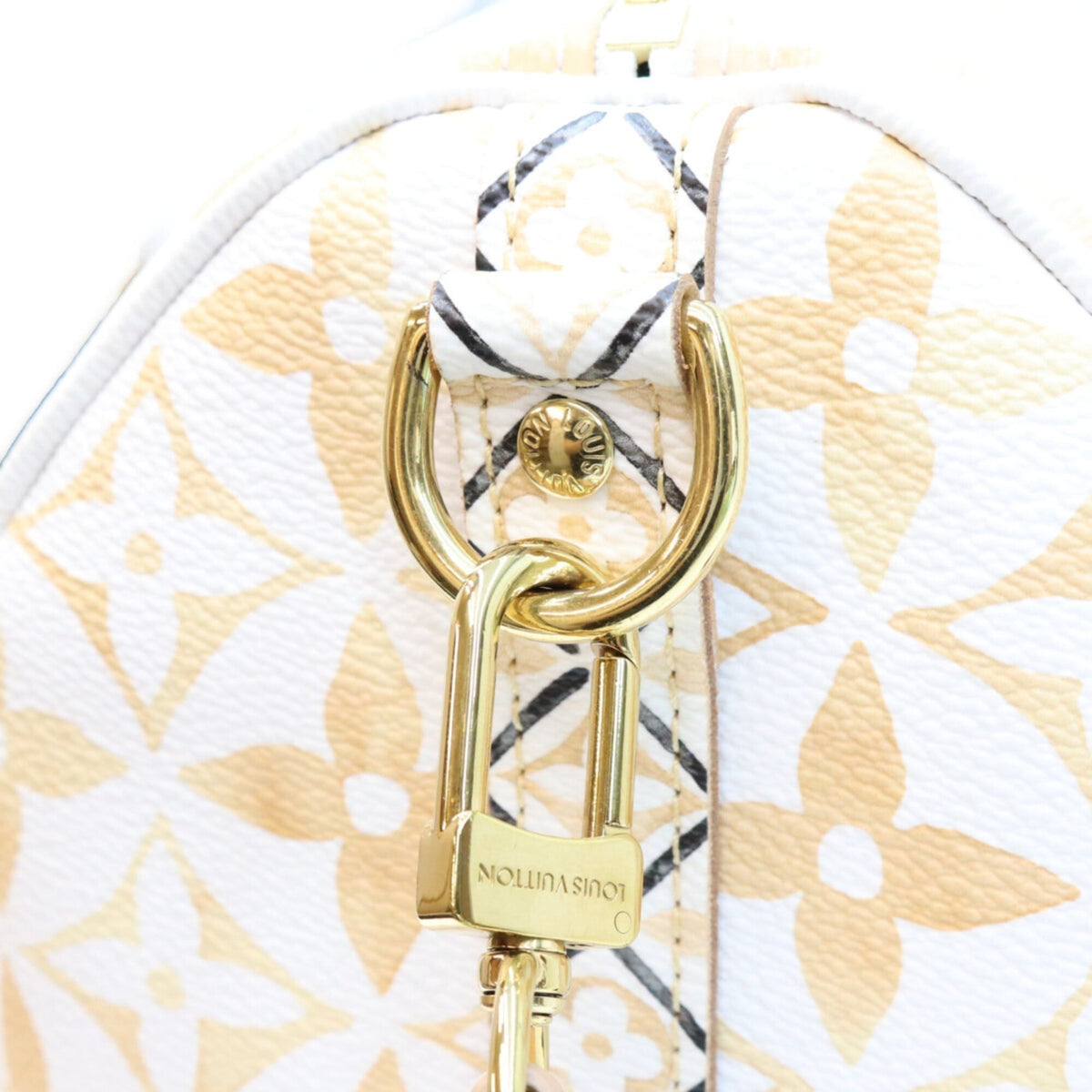 Louis Vuitton Beige Monogram Boston Bag (Pre-Owned)